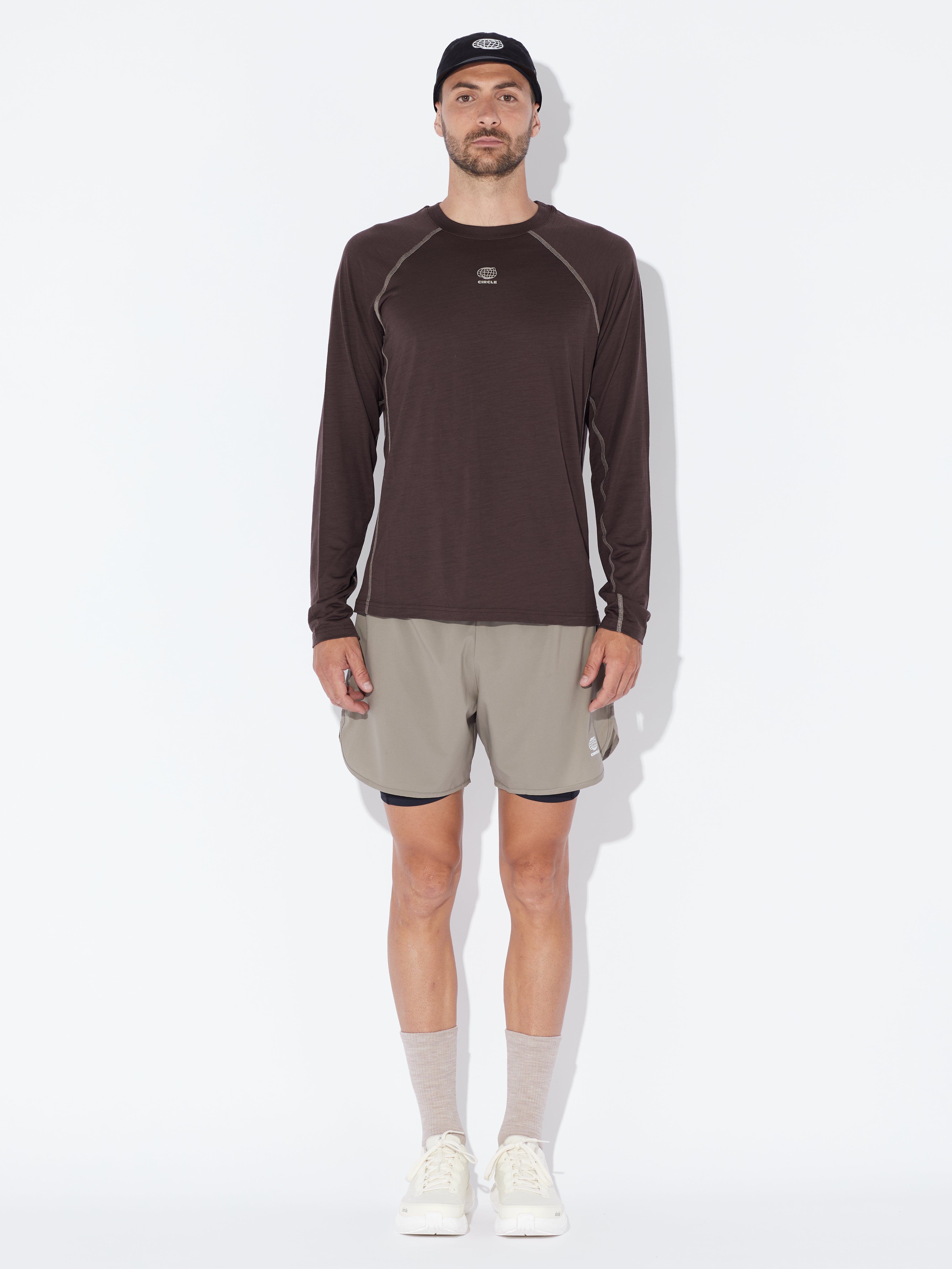 circle-sportswear-t-shirt-manches-longues-homme-aerowool-laine-rws image 4