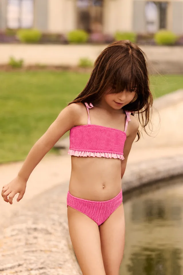 luz-collections-x-tartine-chocolat-maillot-de-bain-deux-pi-ces-enfant-emma-rose- image 1