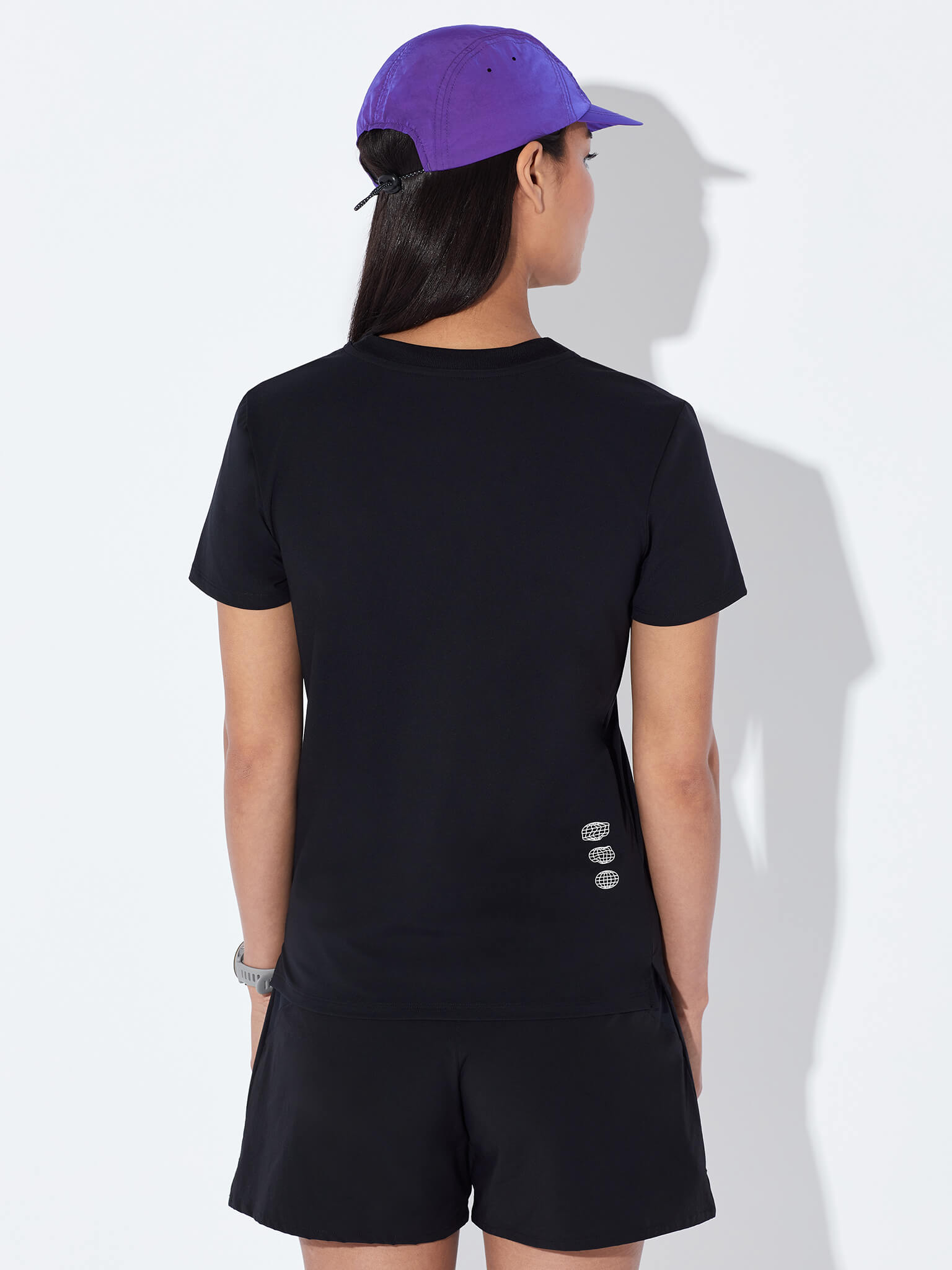 circle-sportswear-t-shirt-athletic-run-tee-shirt-running-l-ger-respirant-onyx-bl image 3
