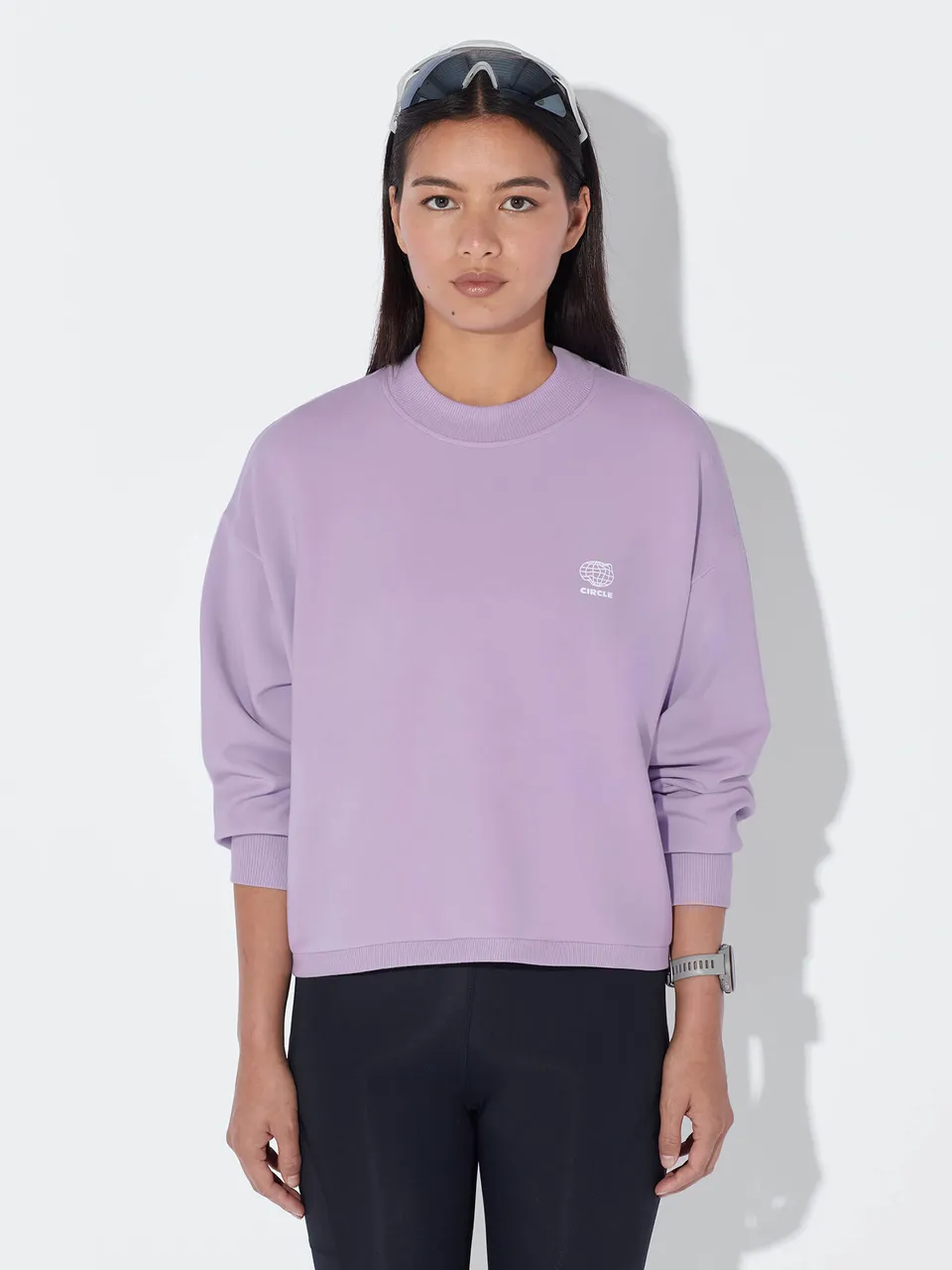 circle-sportswear-sweat-court-get-lucky-2-0-sweat-crop-femme-dition-limit-e-sage image 1
