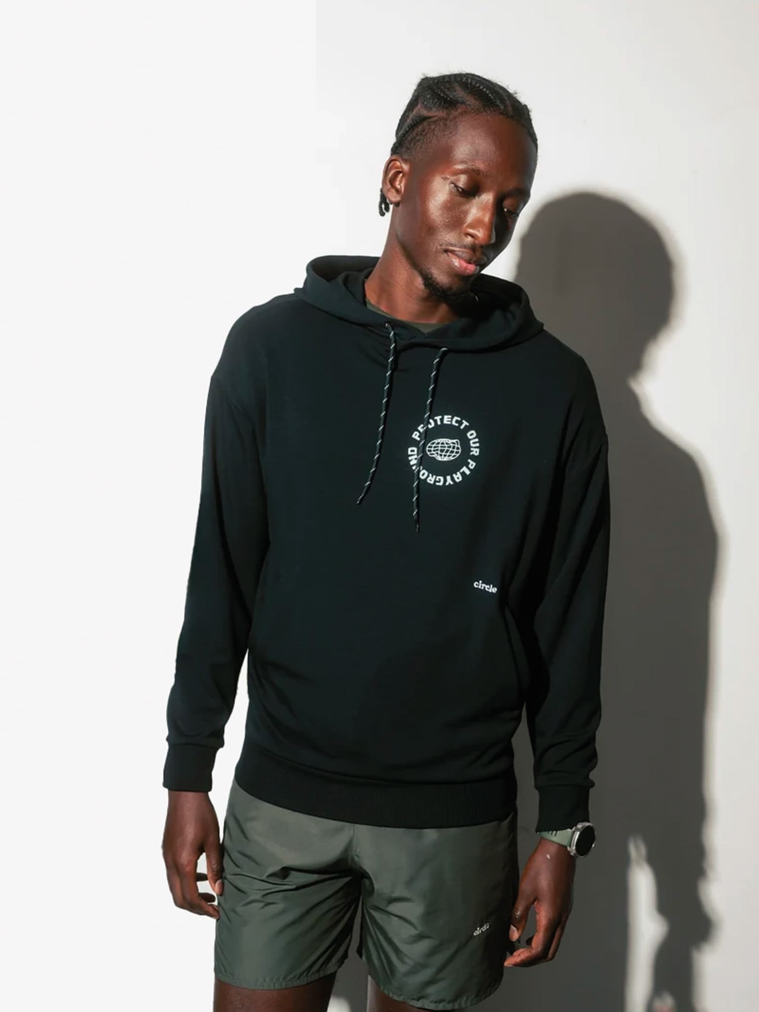 circle-sportswear-sweat-capuche-get-lucky-limited-edition-coloris-sage image 5
