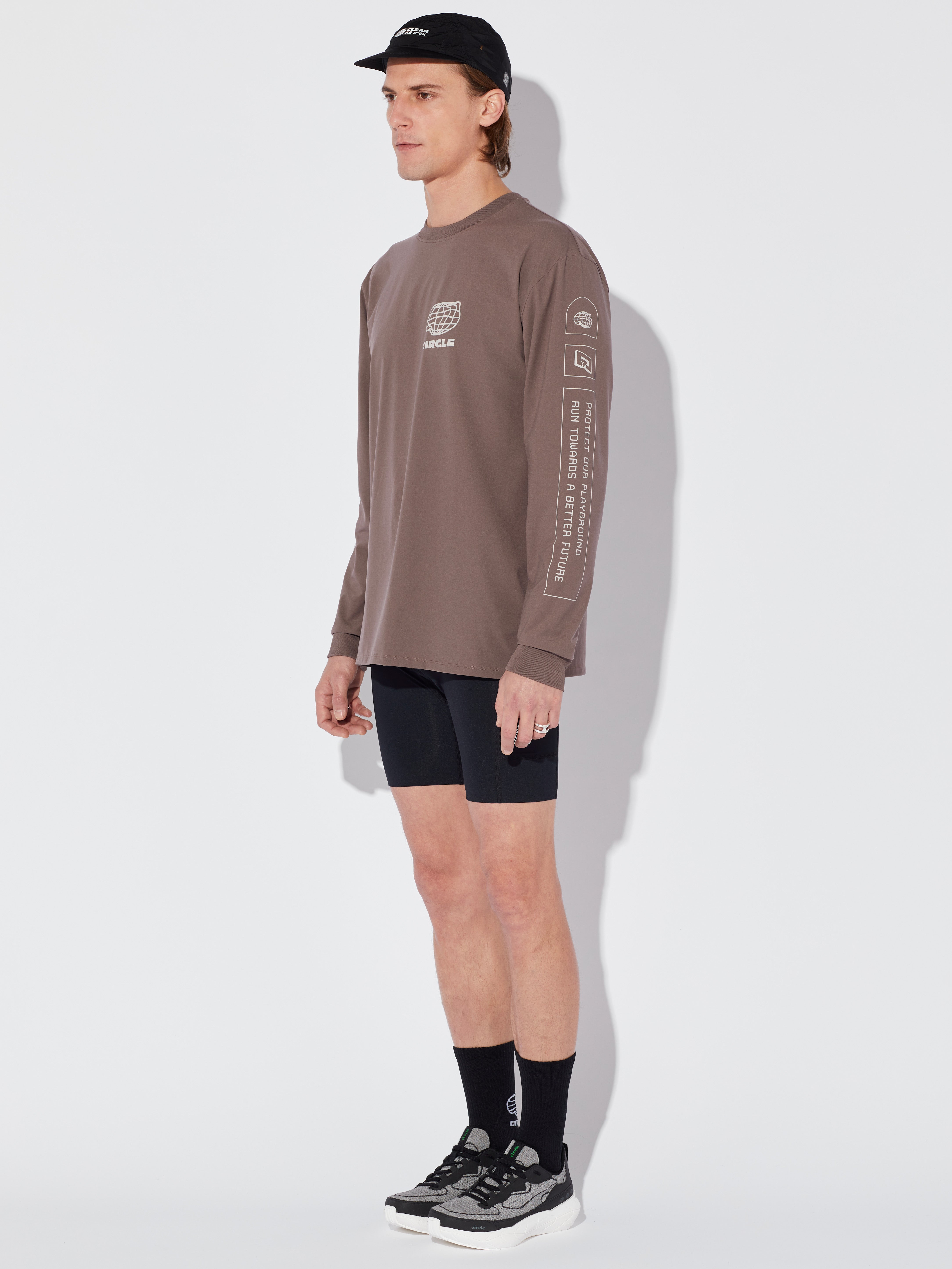 circle-sportswear-t-shirt-manches-longues-feel-good-caf-2-0 image 4