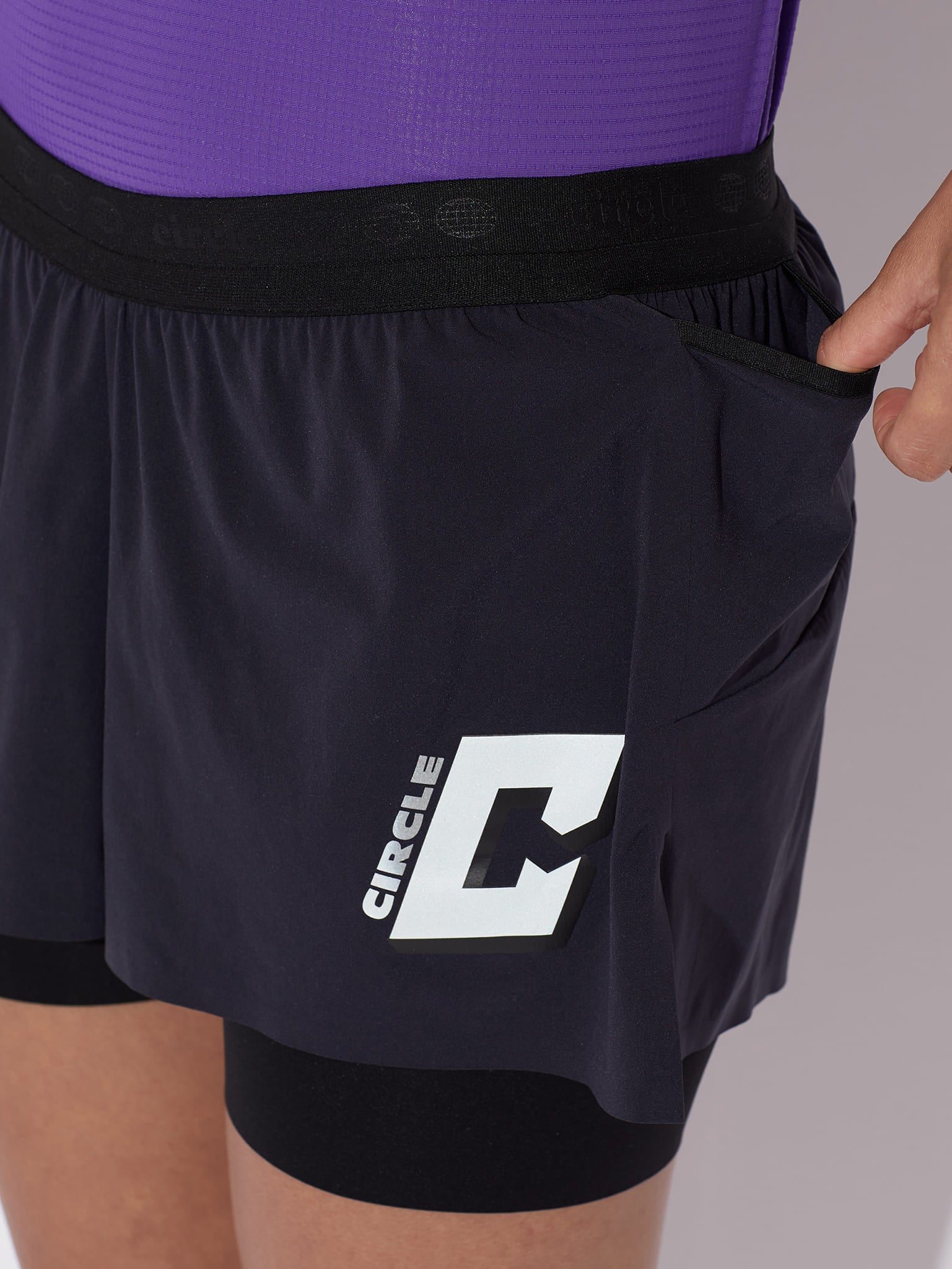 circle-sportswear-short-2-en-1-legend-femme-coutures-soud-es-ultra-l-ger-moss-na image 5