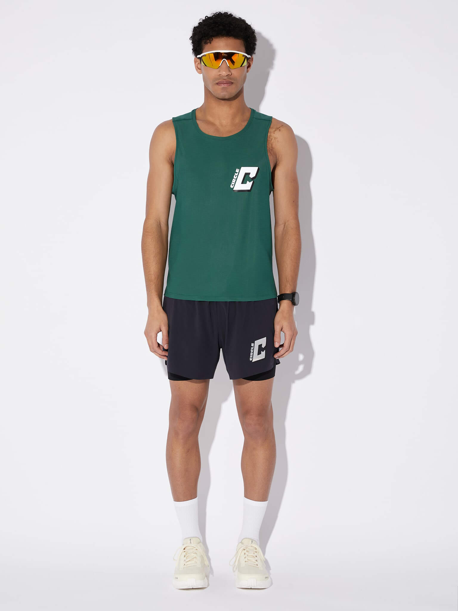 circle-sportswear-short-2-en-1-legend-homme-onyx-black-running-technique image 7