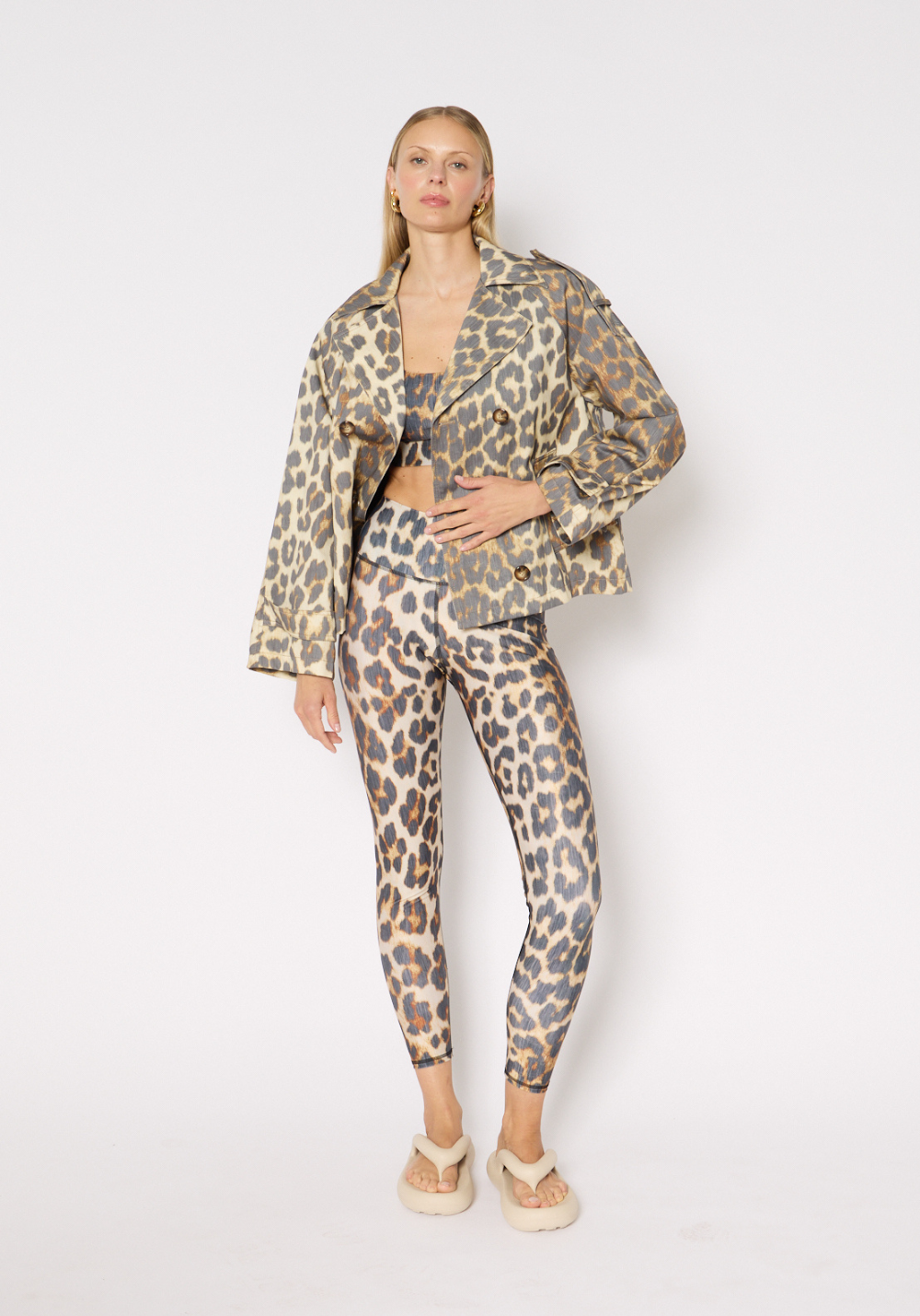 luz-collections-legging-de-sport-taille-haute-fleur-l-opard-b-r-nice image 1