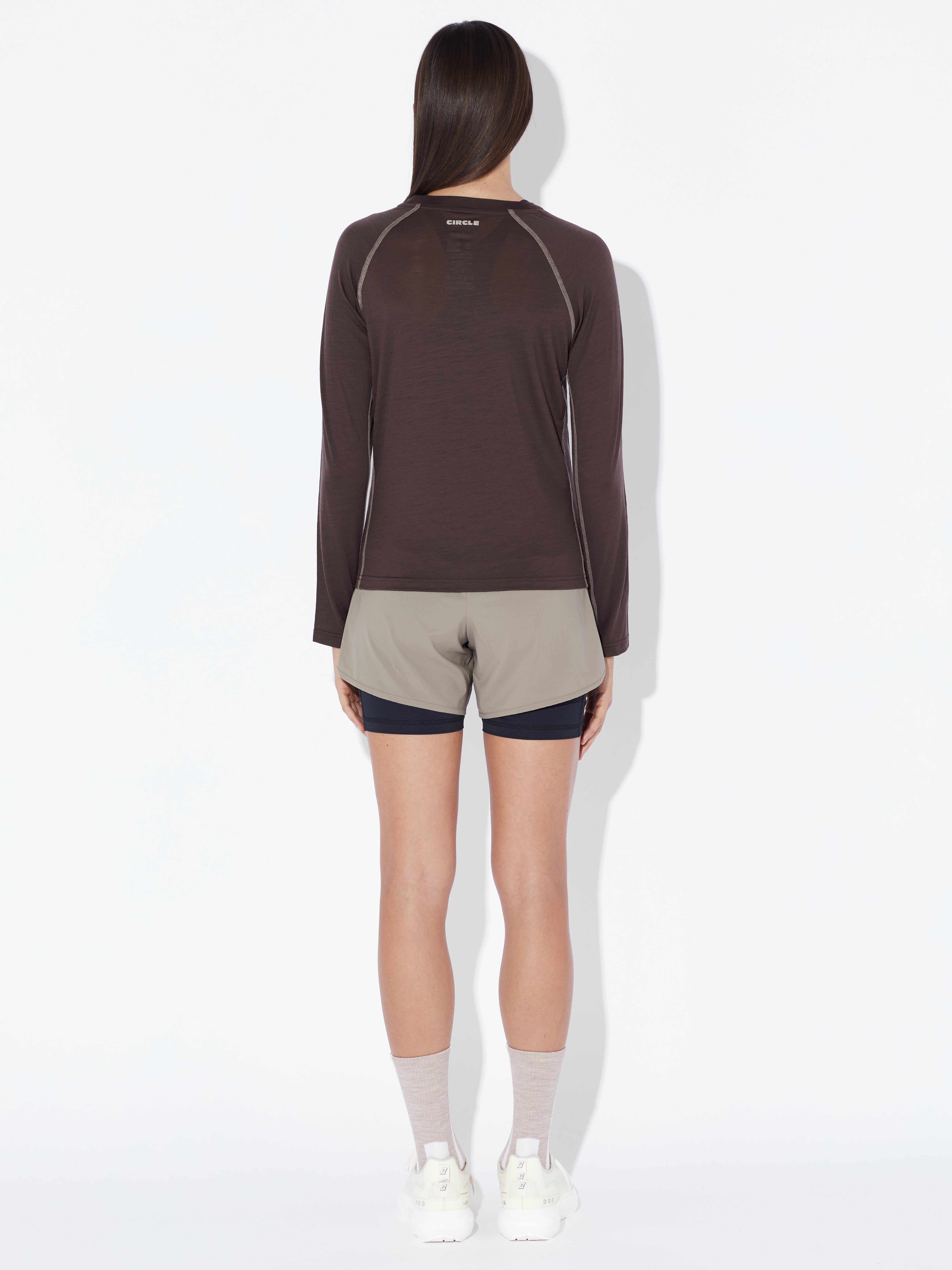 circle-sportswear-t-shirt-manches-longues-femme-aerowool-laine-rws image 3