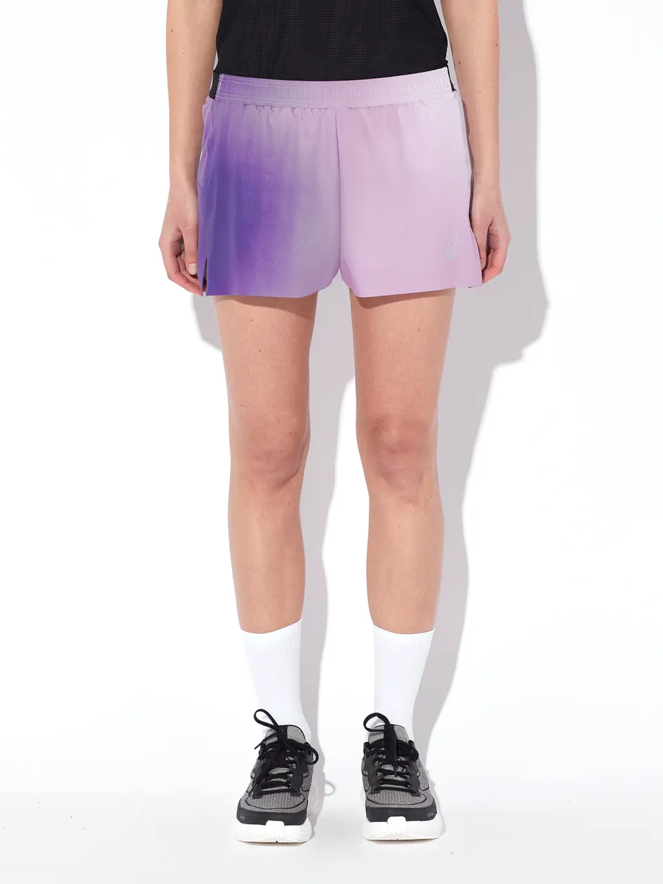 circle-sportswear-short-legend-race-femme-98-g-poche-zipp-e-design-rose-et-viole image 1