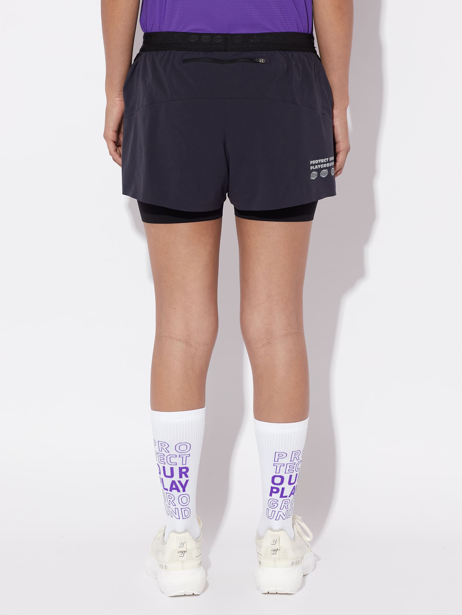 circle-sportswear-short-2-en-1-legend-femme-coutures-soud-es-ultra-l-ger-moss-na image 3