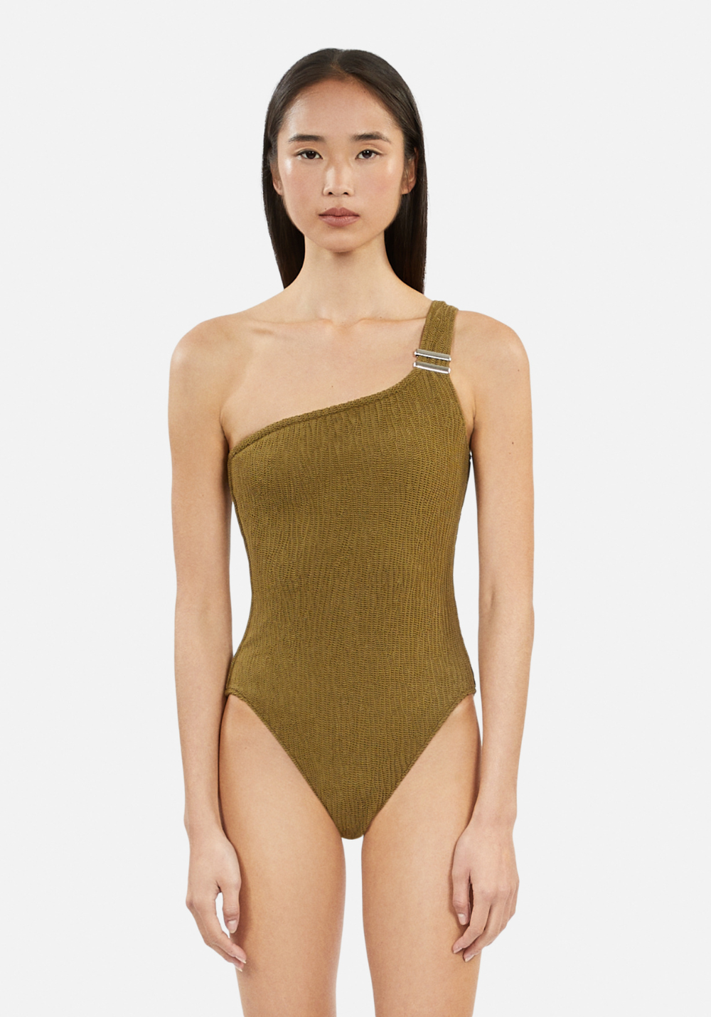luz-collections-x-the-kooples-romy-maillot-une-pi-ce-asym-trique-kaki image 2