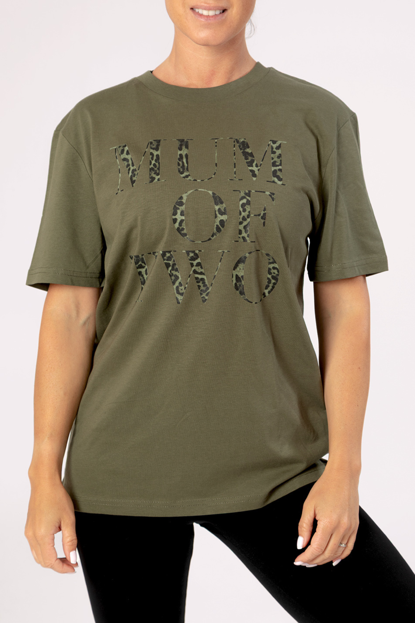 luz-collections-tee-shirt-mum-of-kaki-et-noir-t-shirt-coton-bio-coupe-ample-pers image 3