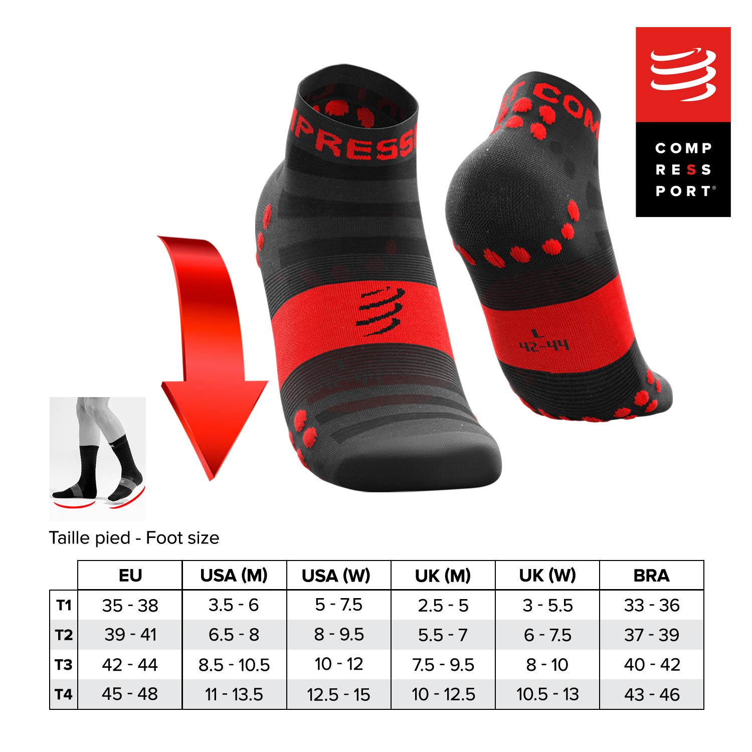 compressport-pro-racing-socks-v3-0-ultralight-run-low-chaussettes-de-running-bas image 3