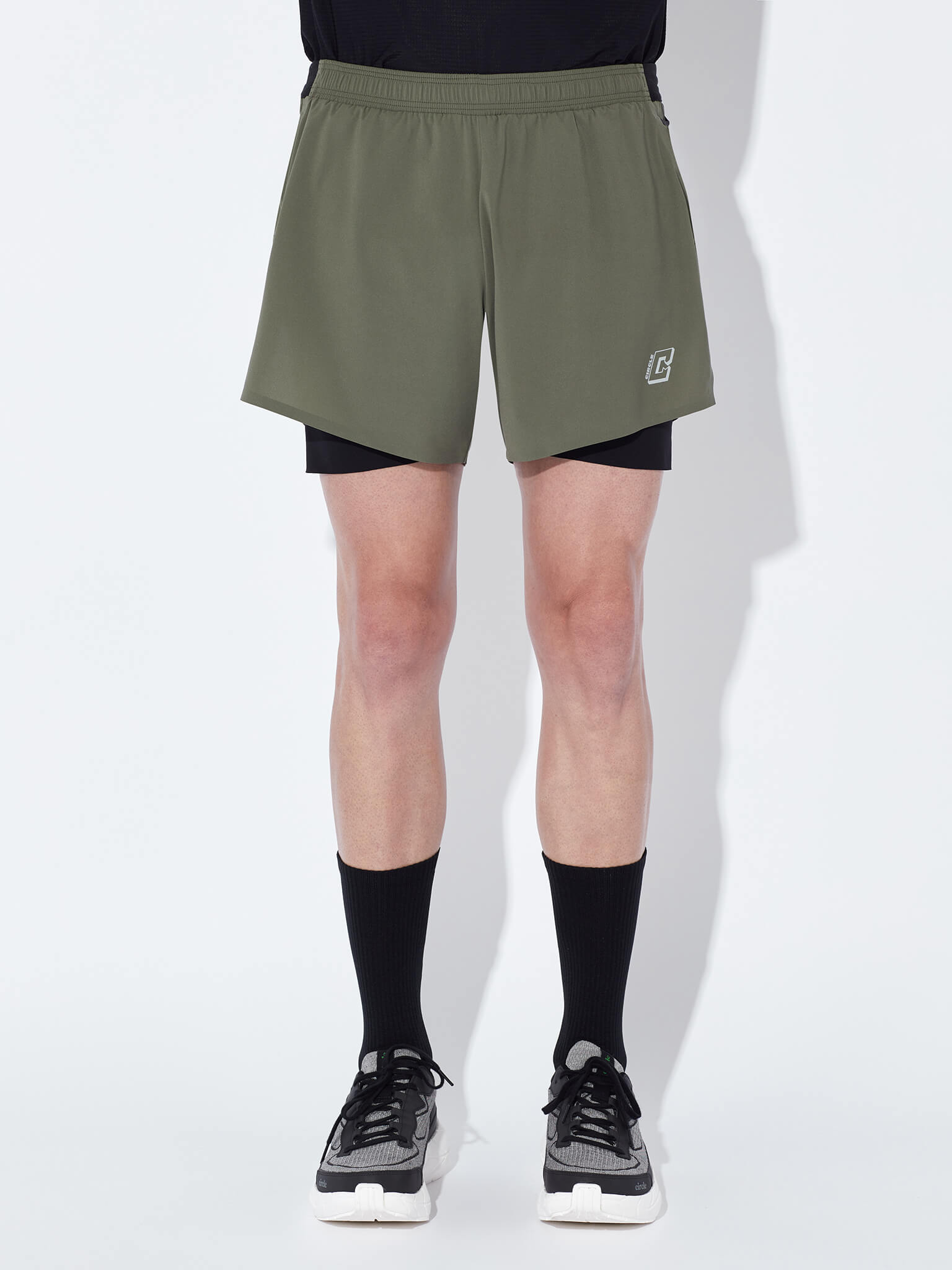 circle-sportswear-short-2-en-1-legend-homme-onyx-black-running-technique image 8