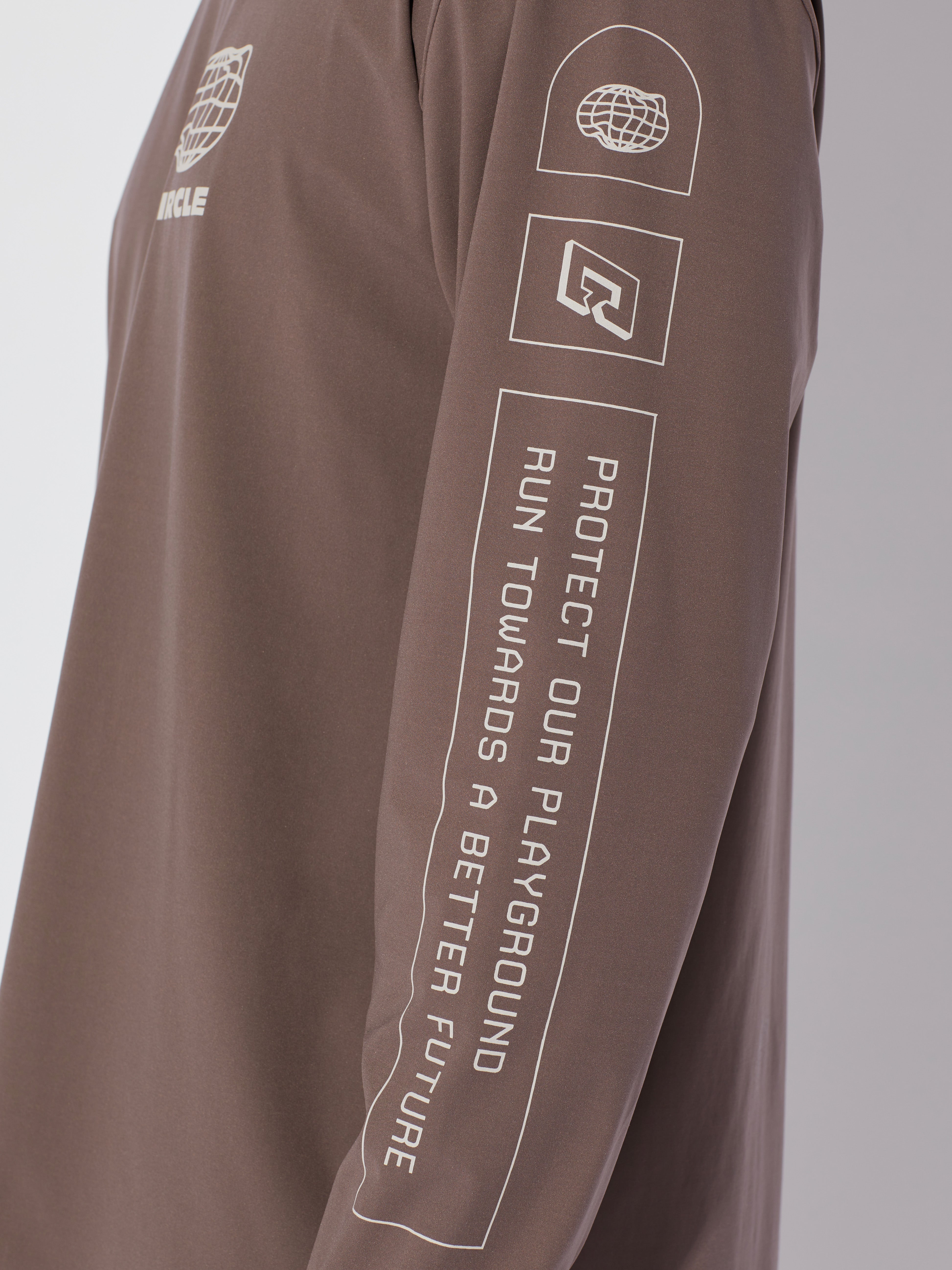 circle-sportswear-t-shirt-manches-longues-feel-good-caf-2-0 image 2