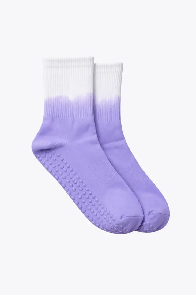 luz-collections-chaussettes-d-grad-es-violettes-chaussettes-de-sport-antid-rapan image 1