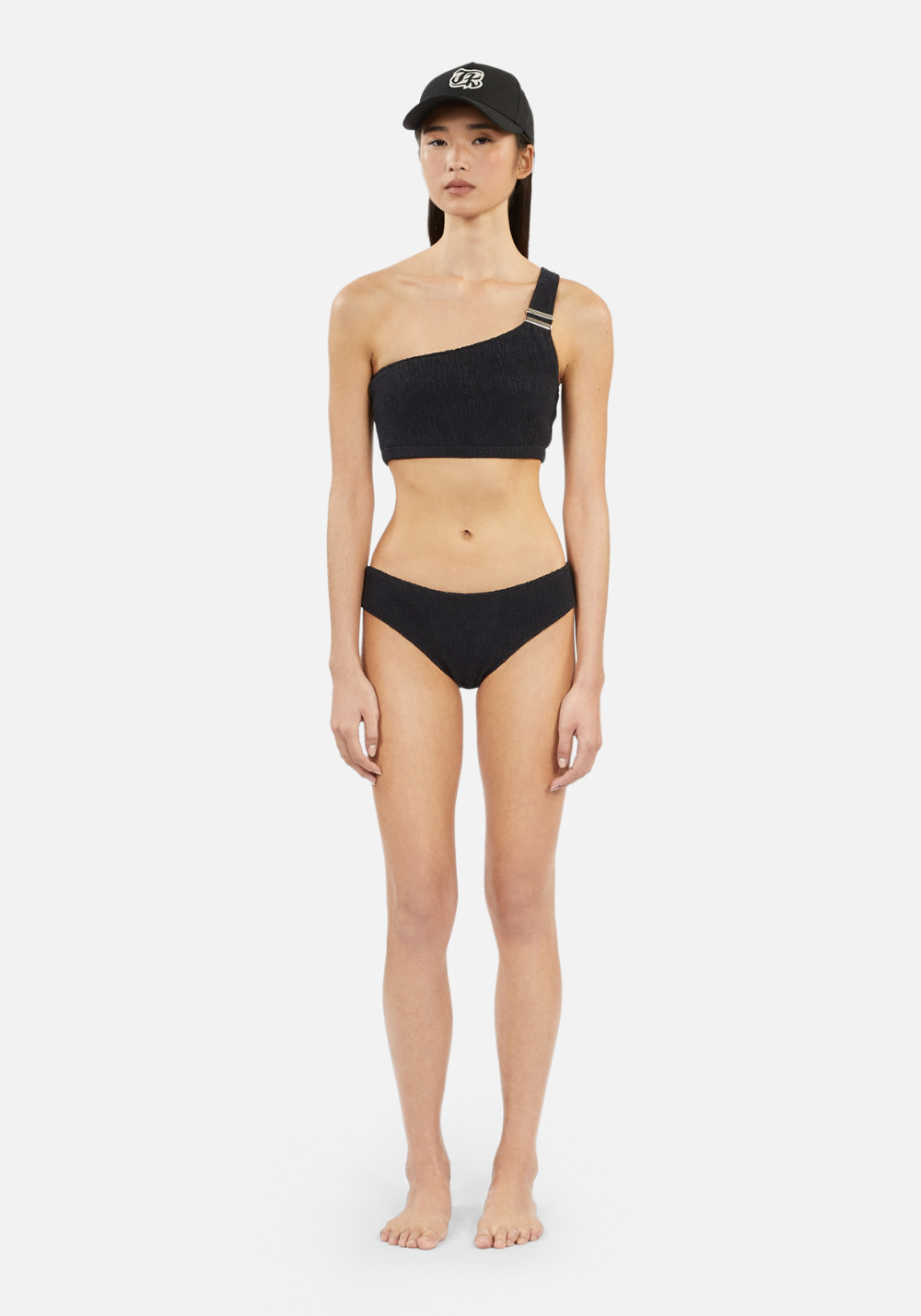 luz-collections-x-the-kooples-haut-de-maillot-deux-pi-ces-asym-trique-noir-textu image 4