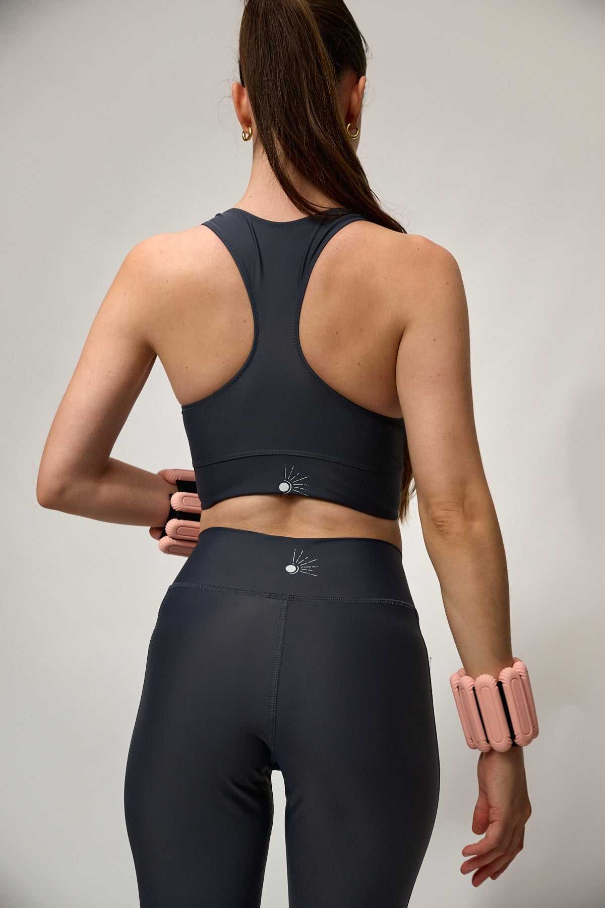 luz-collections-legging-is-e-gris-7-8-taille-mi-haute-bande-transparente image 2