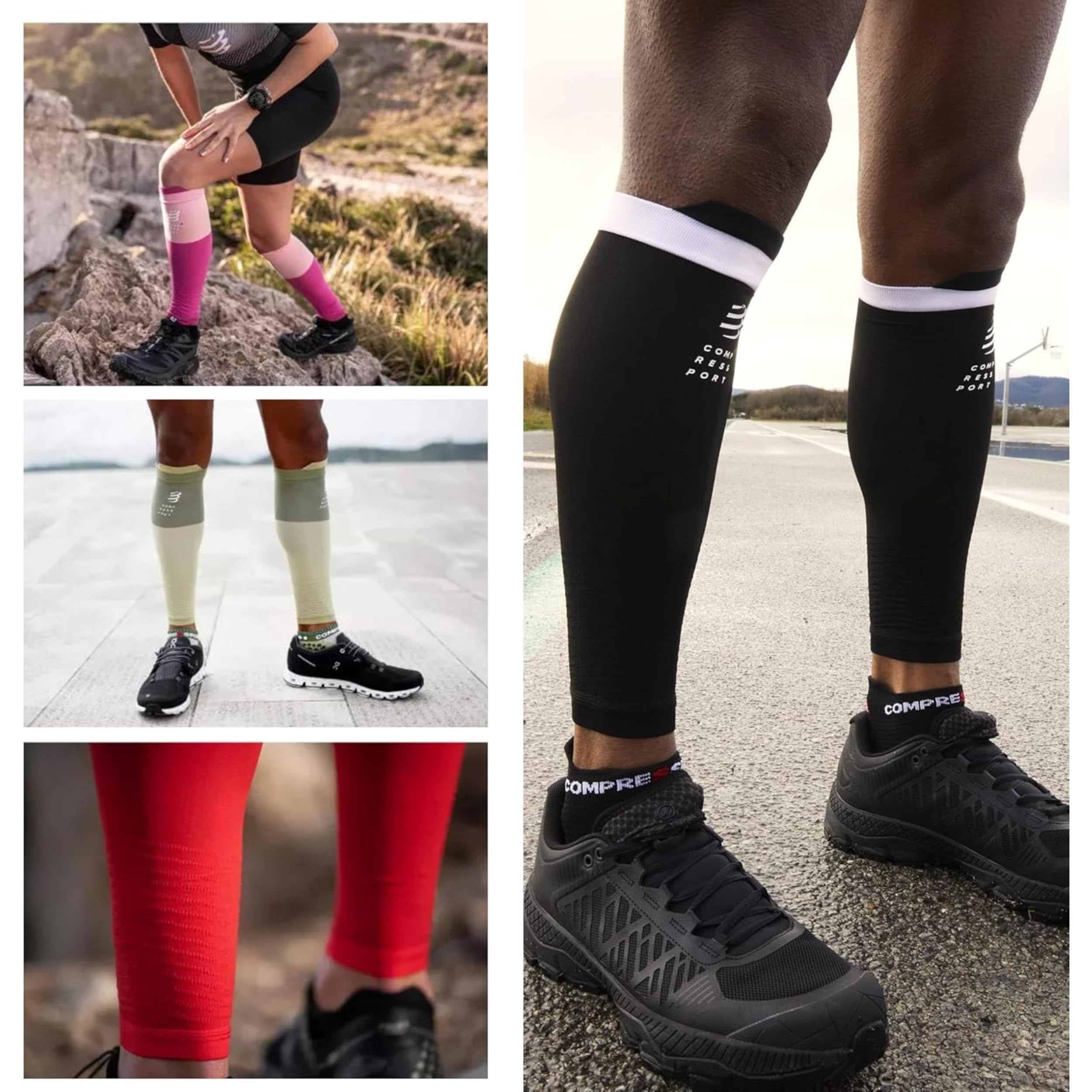 compressport-r2v2-manchons-de-compression-mollets-ultral-gers-running-et-triathl image 2