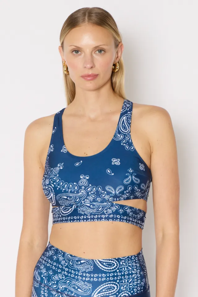 luz-collections-x-b-r-nice-brassi-re-de-sport-laurie-maintien-fort-bandana-bleu image 1