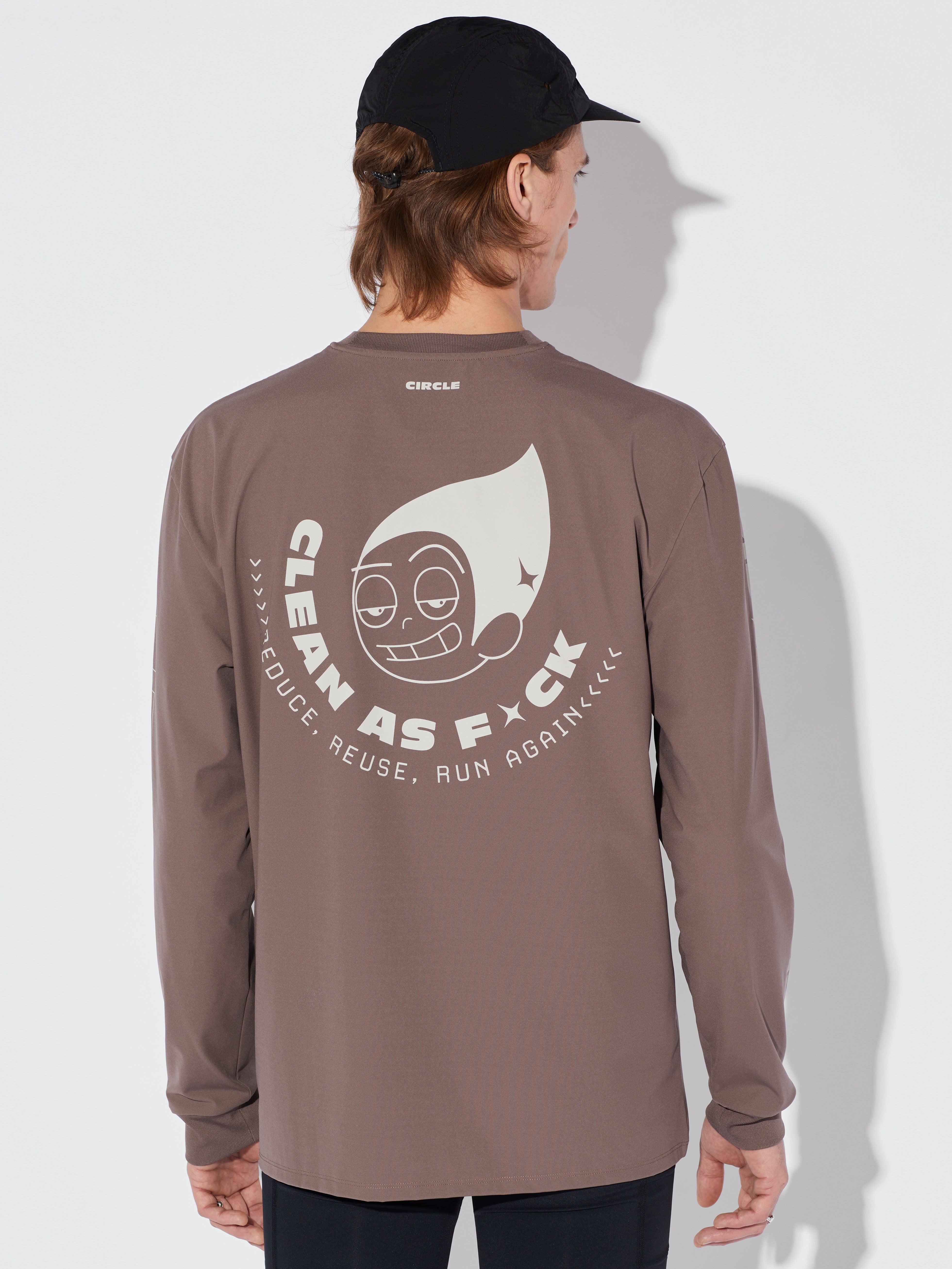 circle-sportswear-t-shirt-manches-longues-feel-good-caf-2-0 image 3