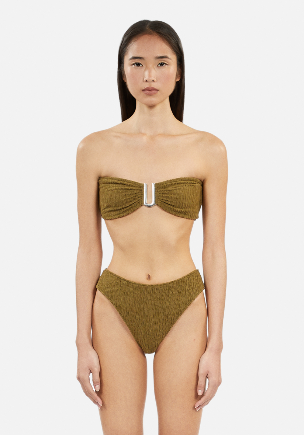 luz-collections-x-the-kooples-haut-de-maillot-deux-pi-ces-coralie-bandeau-kaki image 2
