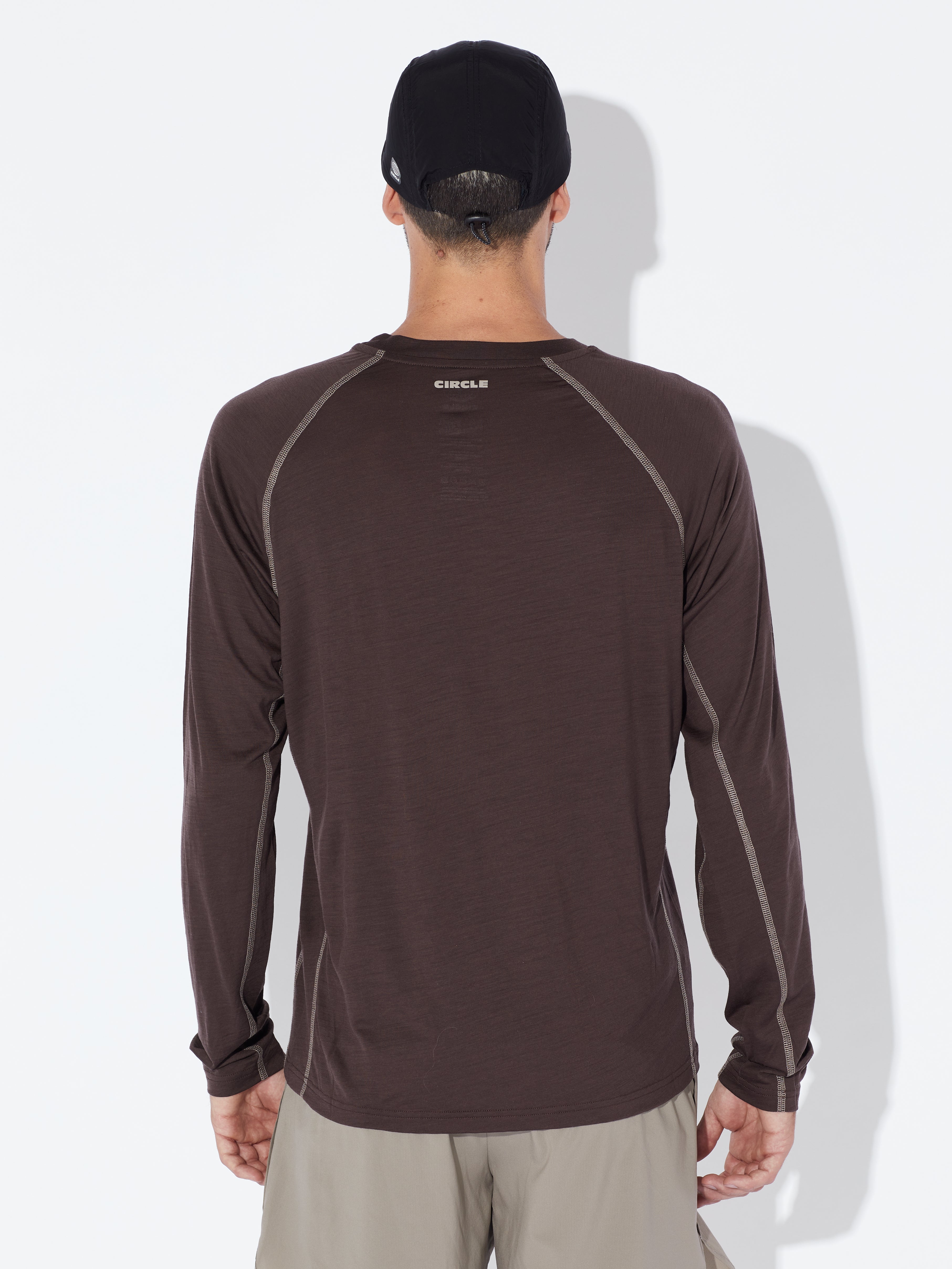 circle-sportswear-t-shirt-manches-longues-homme-aerowool-laine-rws image 3