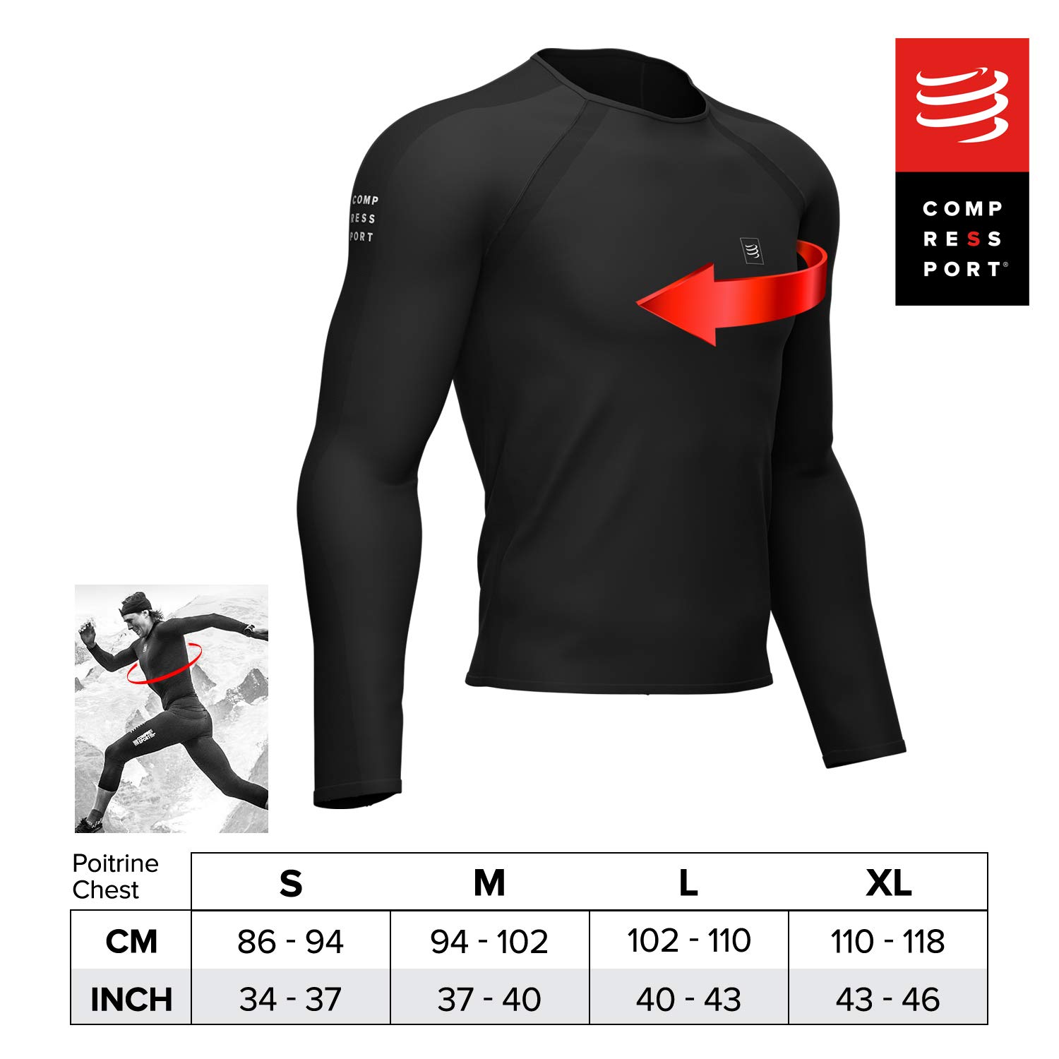 compressport-training-ls-t-shirt-t-shirt-sport-manches-longues-sans-coutures-adu image 5