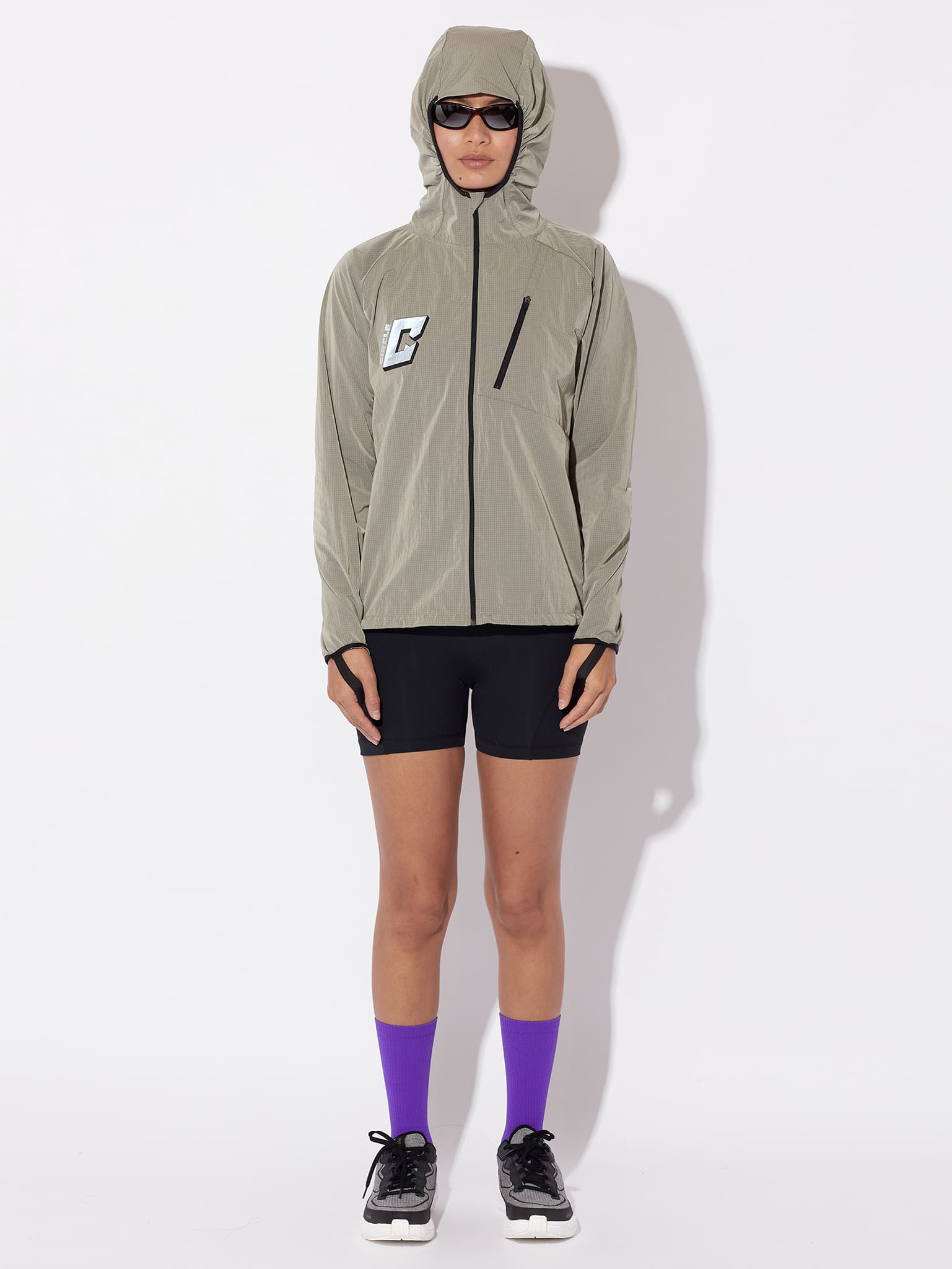 circle-sportswear-veste-coupe-vent-windrunner-femme-navy image 5