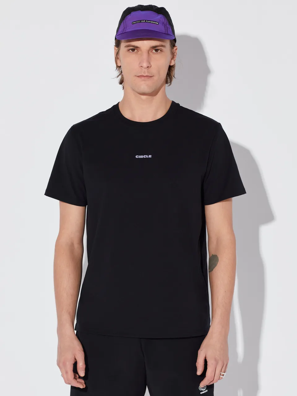 circle-sportswear-t-shirt-agility-pop-2-0-homme-noir-onyx-running-et-quotidien image 1