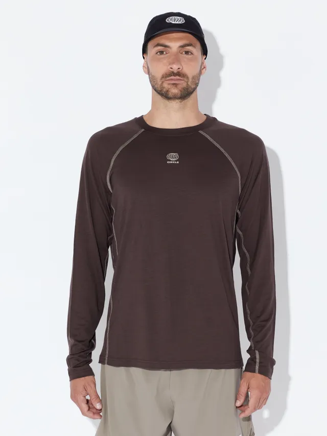 circle-sportswear-t-shirt-manches-longues-homme-aerowool-laine-rws image 1