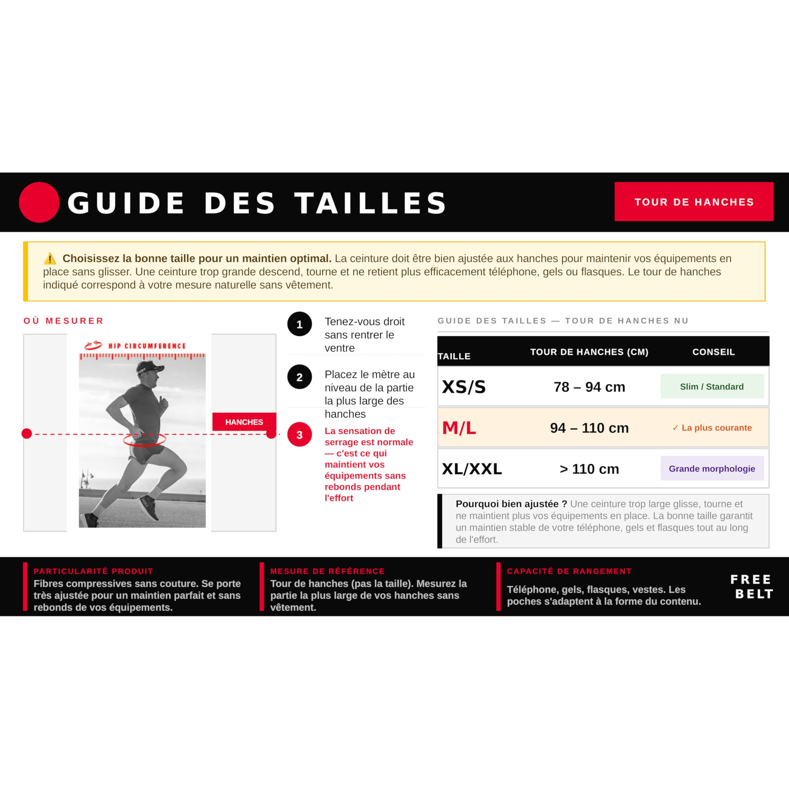 compressport-free-belt-ceinture-running-trail-v-lo-sans-ballottement-60-g image 7