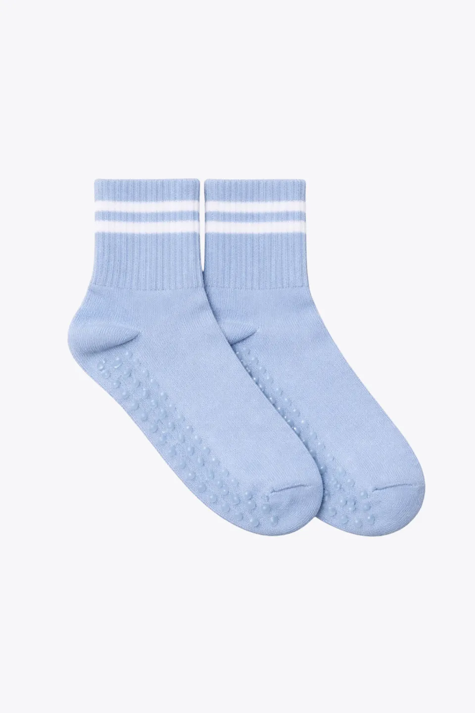 luz-collections-chaussettes-chaussettes-hautes-anti-d-rapantes-ray-es-bleu-ciel- image 1