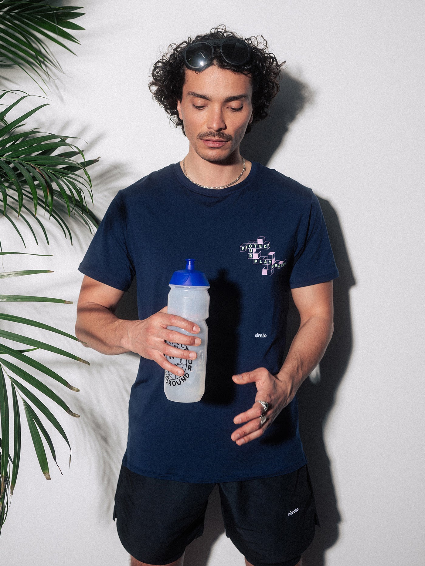 circle-sportswear-gourde-en-plastique-recycl-750-ml-sunrise-bleue image 2