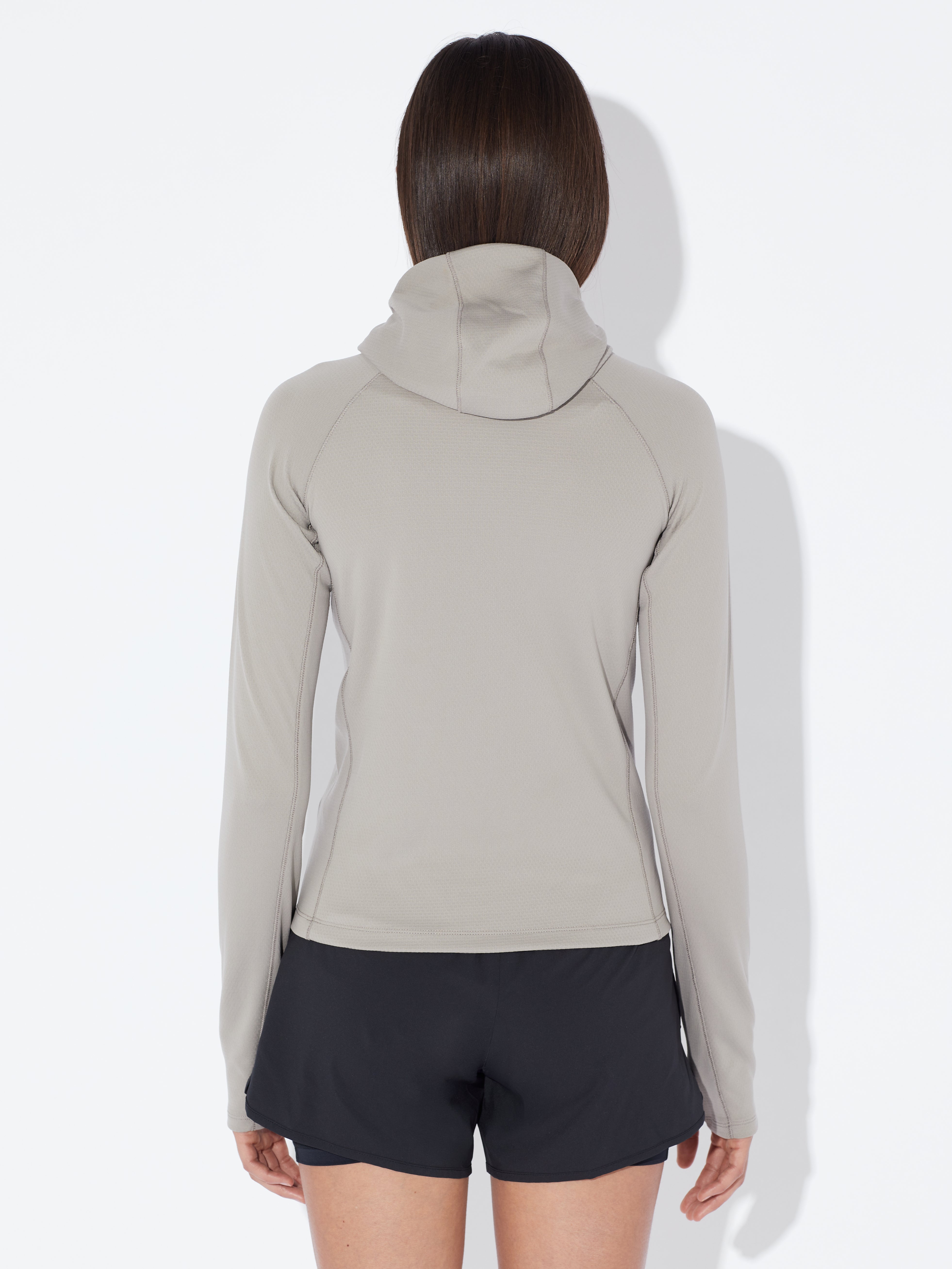 circle-sportswear-sweat-capuche-femme-momentum-3d-knit-double-couche-chaud-et-l- image 4