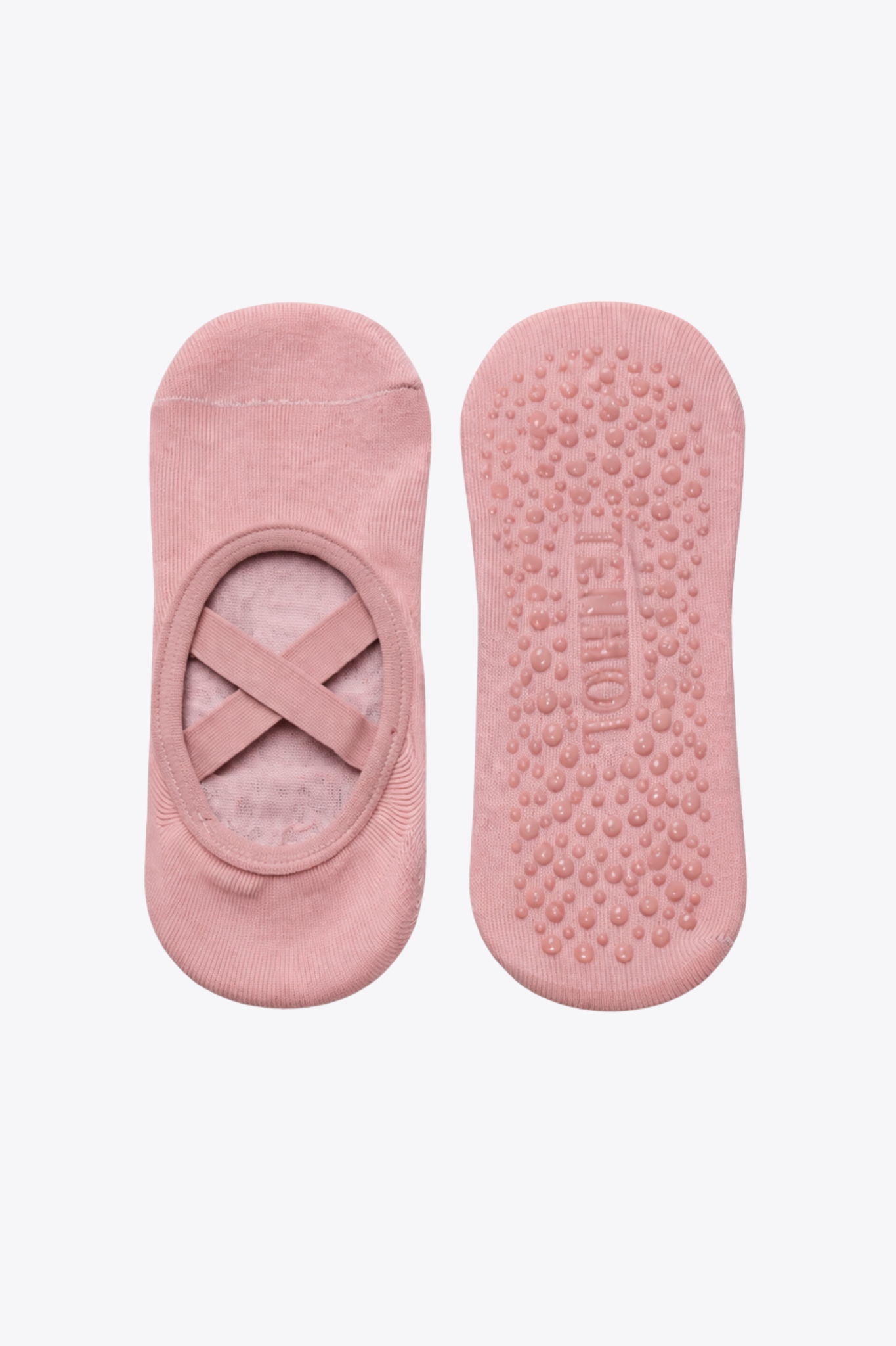 luz-collections-ballerines-chaussettes-de-sport-roses-anti-d-rapantes image 2