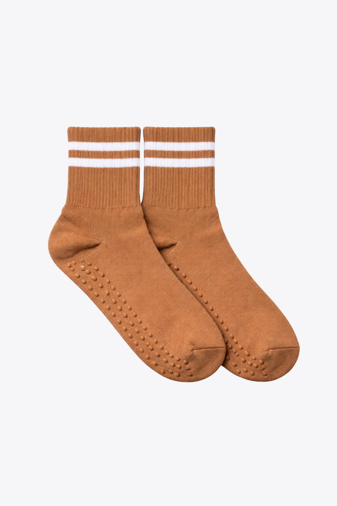 luz-collections-chaussettes-de-sport-oranges-ray-es-blanches-anti-d-rapantes image 1