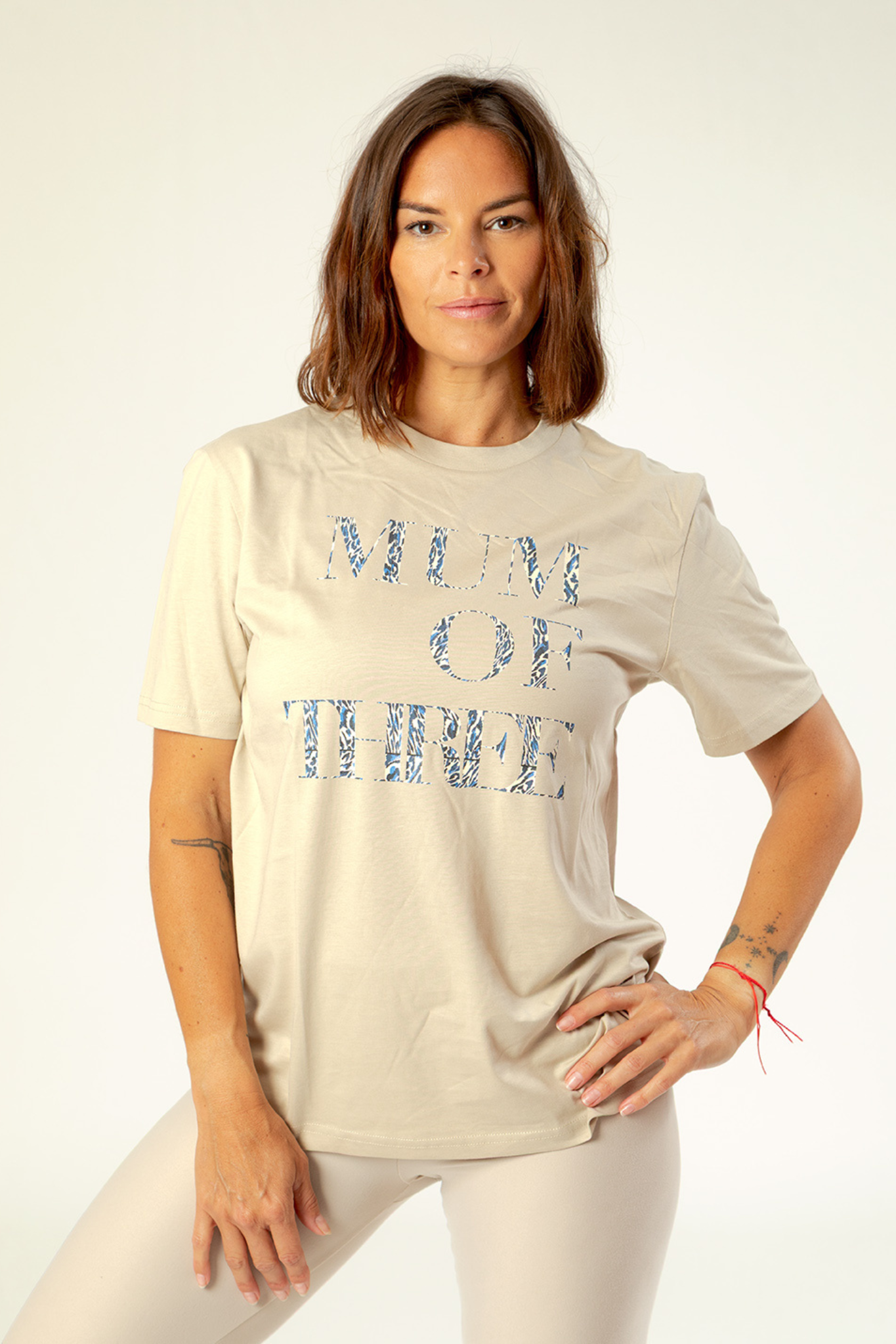 luz-collections-t-shirt-mum-of-coton-bio-beige image 1