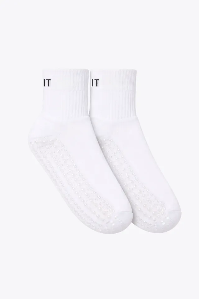 luz-collections-chaussettes-blanches-do-it-anti-d-rapantes-maille-respirante image 1