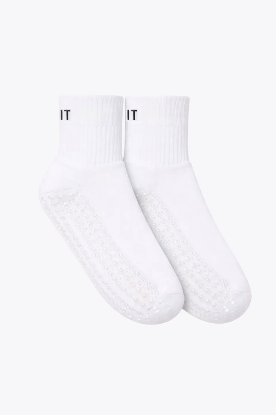 luz-collections-chaussettes-blanches-do-it-anti-d-rapantes-maille-respirante image 1