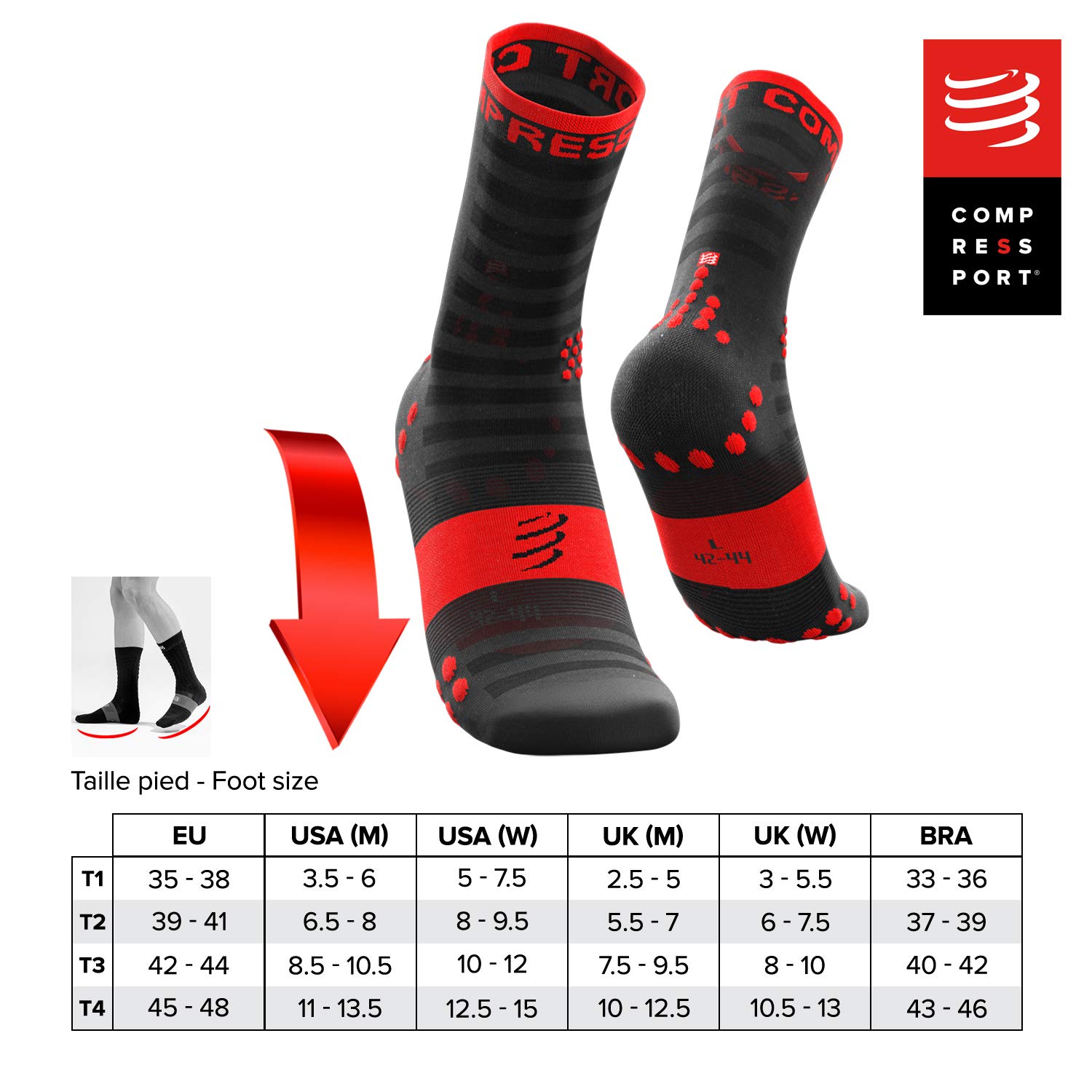 compressport-pro-racing-socks-v3-ultralight-run-high-chaussettes-de-running-mi-h-2 image 4
