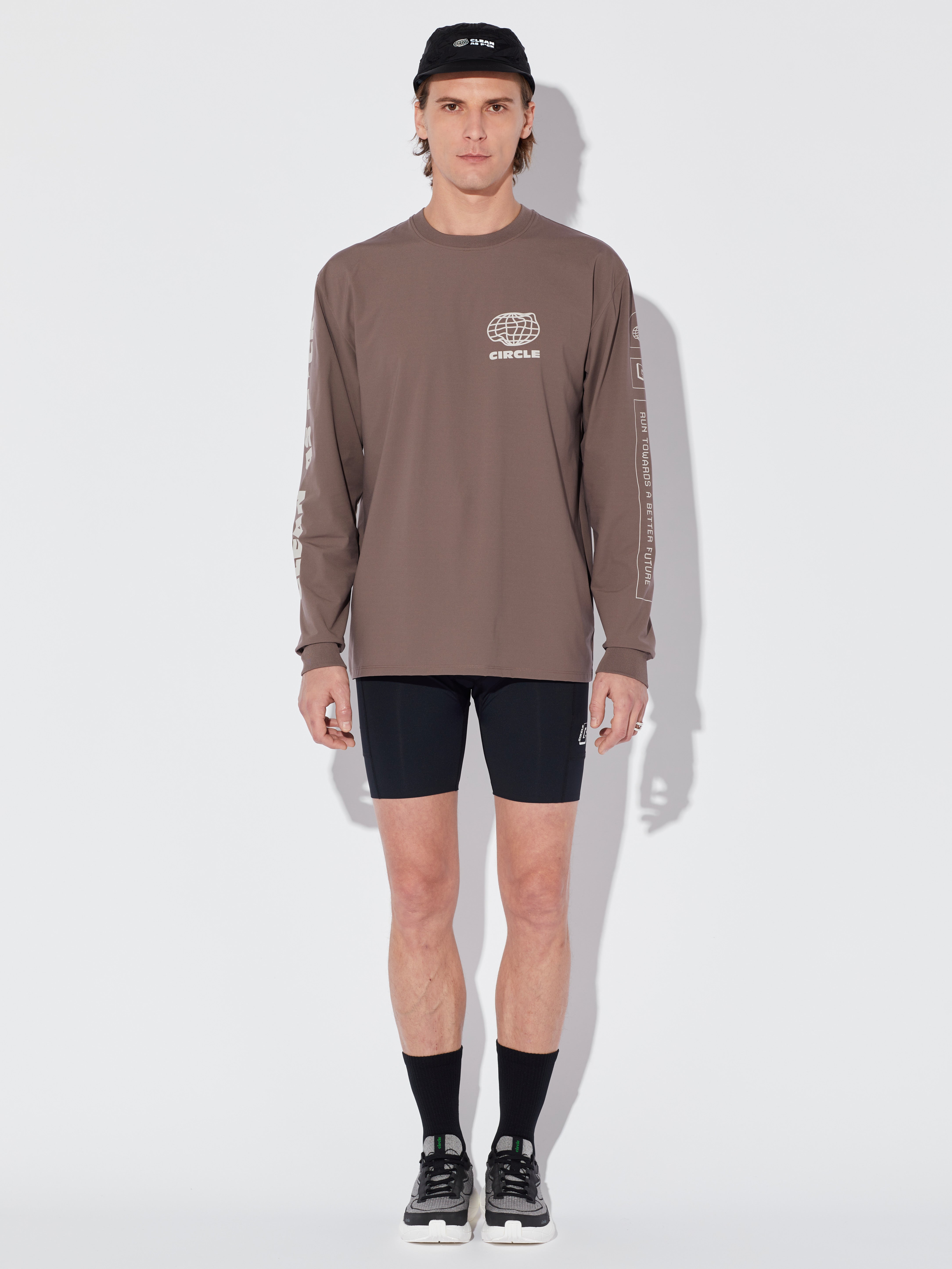 circle-sportswear-t-shirt-manches-longues-feel-good-caf-2-0 image 7