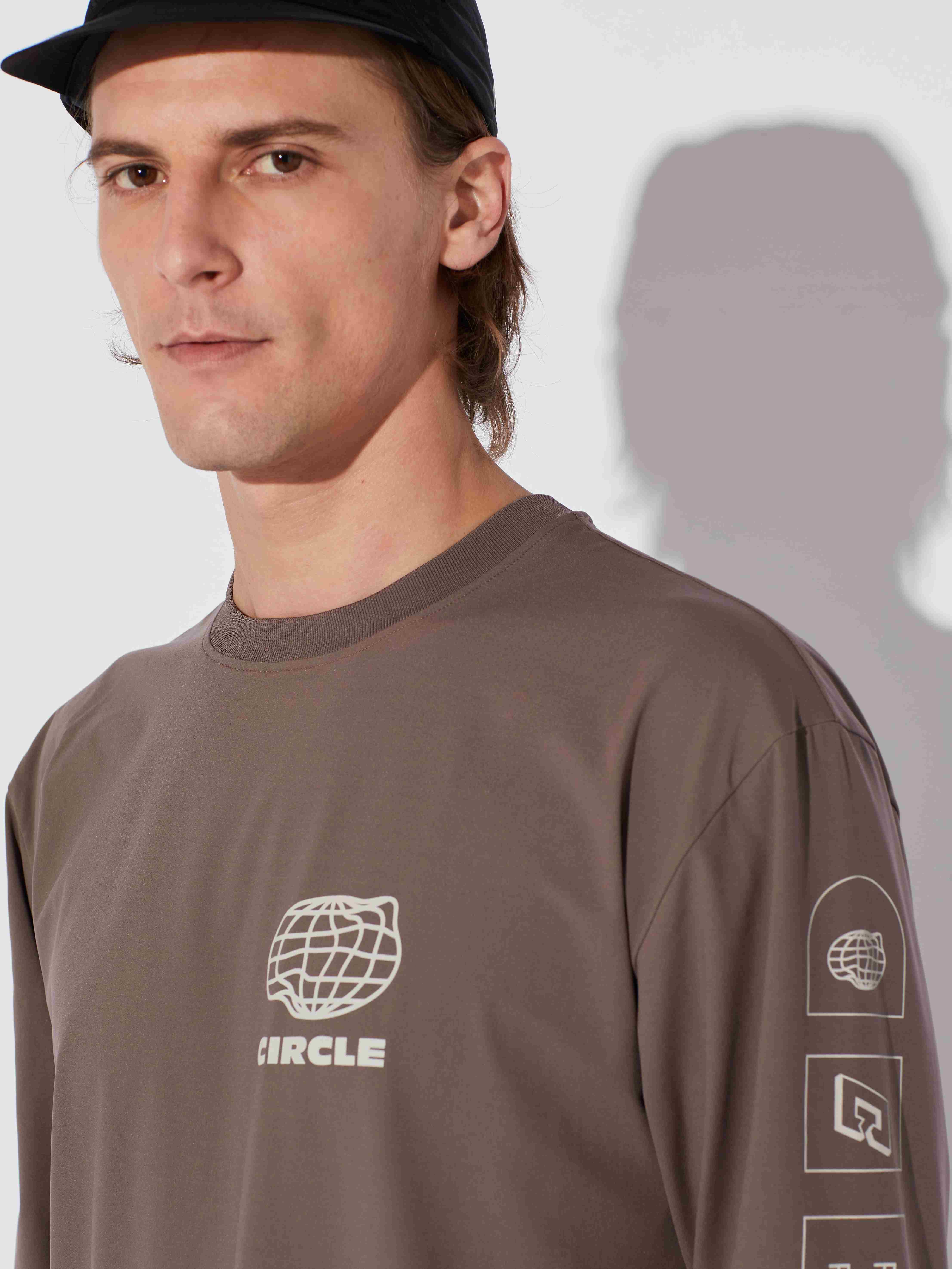 circle-sportswear-t-shirt-manches-longues-feel-good-caf-2-0 image 5