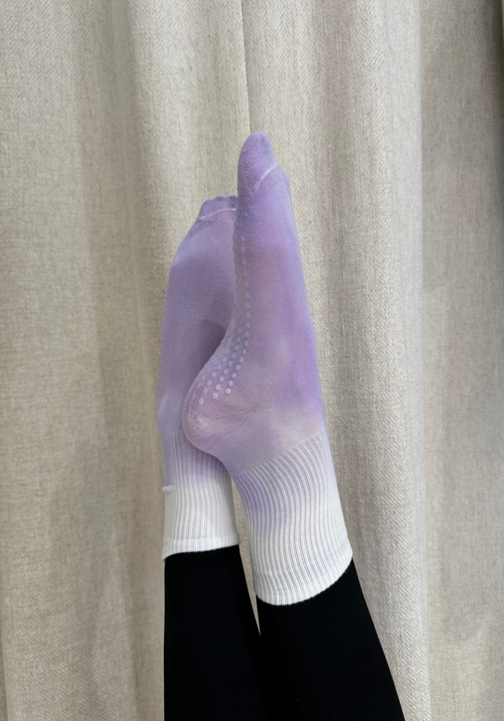 luz-collections-chaussettes-d-grad-es-violettes-chaussettes-de-sport-antid-rapan image 2