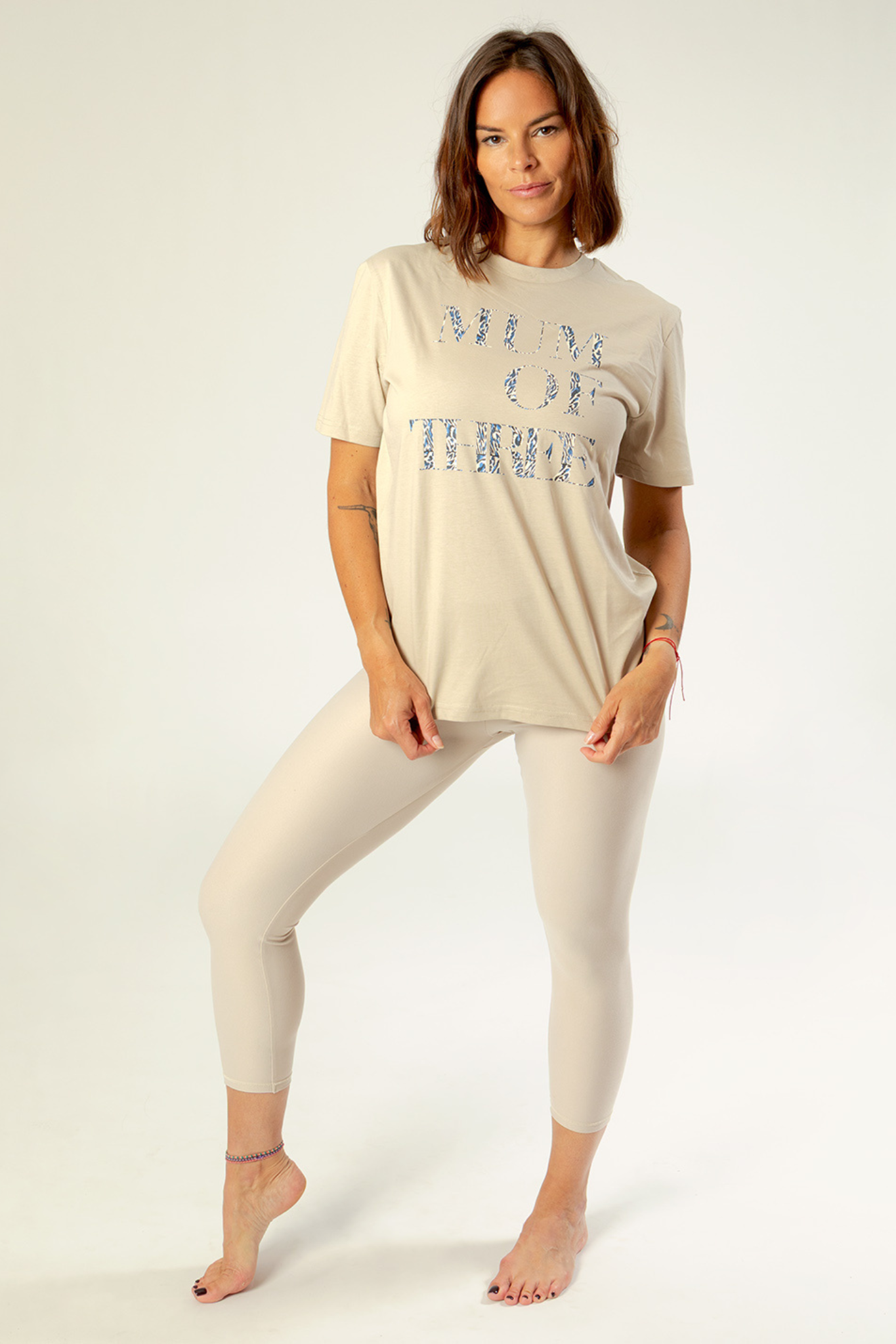 luz-collections-t-shirt-mum-of-coton-bio-beige image 2