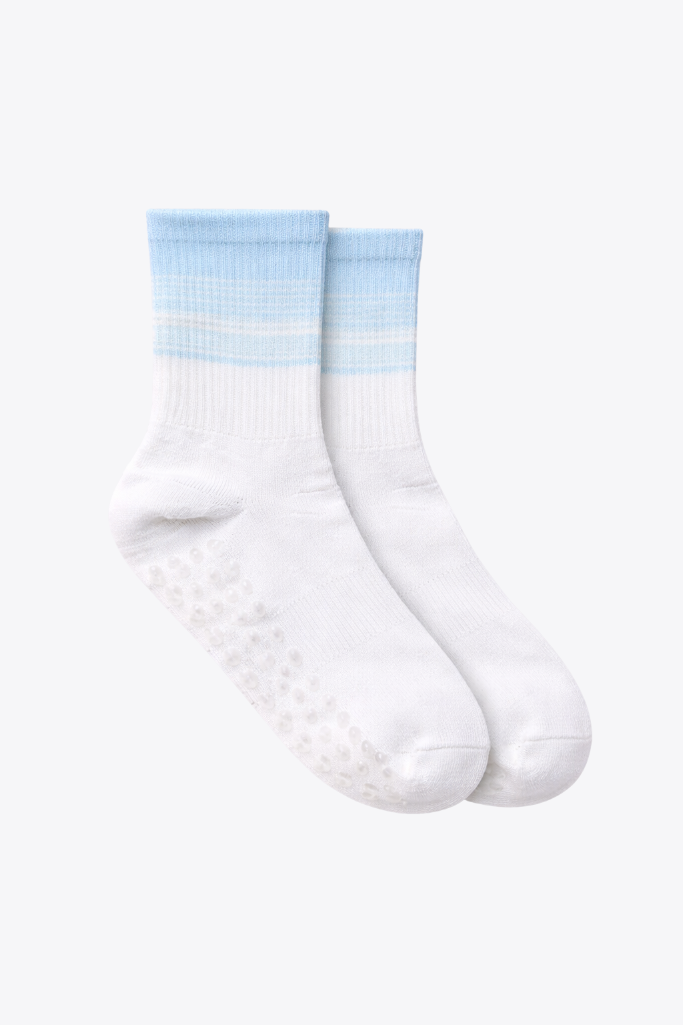 luz-collections-chaussettes-cr-me-bleu-ciel-semelles-anti-d-rapantes image 1