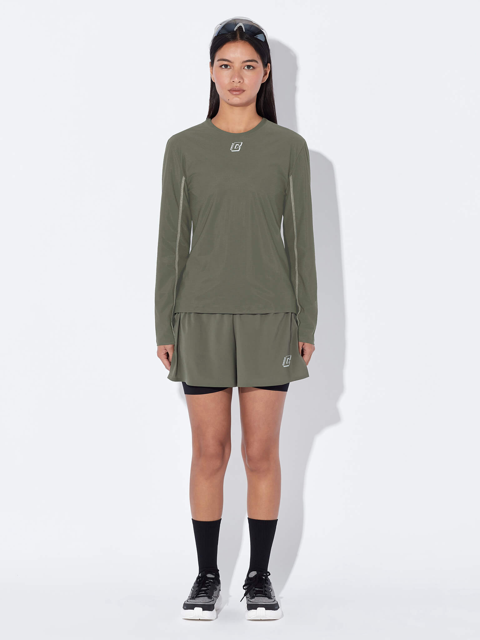 circle-sportswear-t-shirt-manches-longues-legend-femme image 2