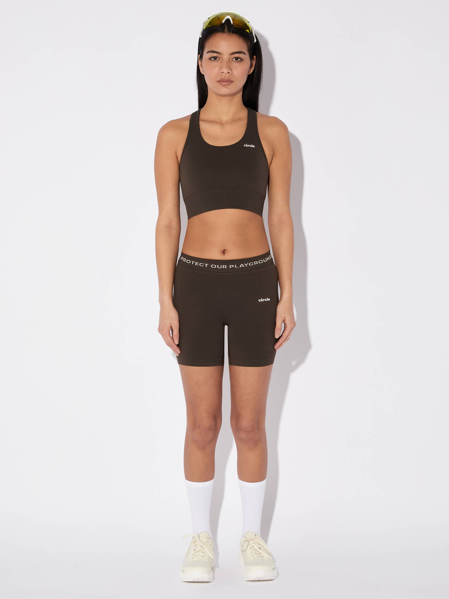 circle-sportswear-keep-the-flow-short-seamless-earth-brown image 5
