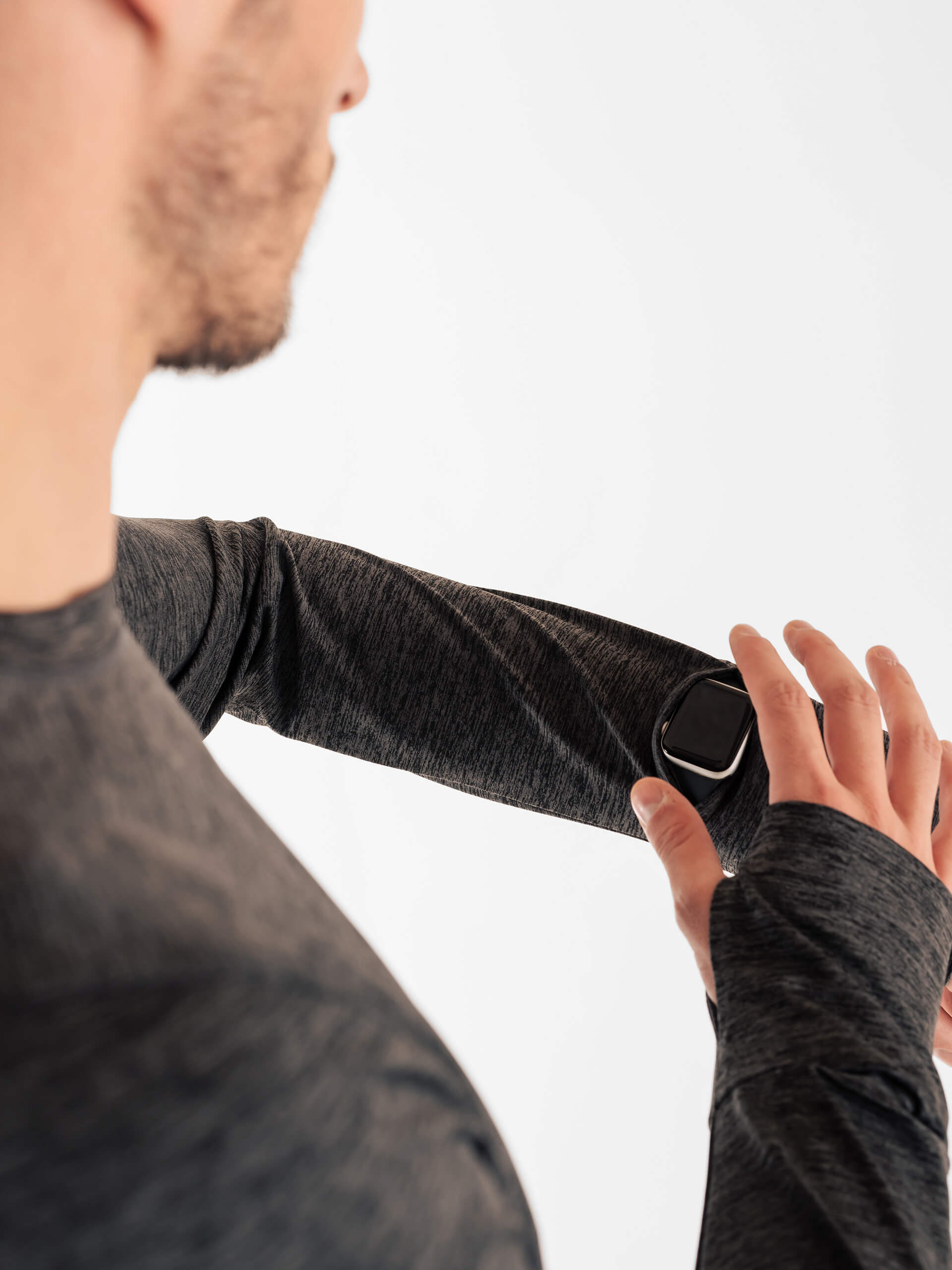 circle-sportswear-t-shirt-manches-longues-motivation-homme image 3