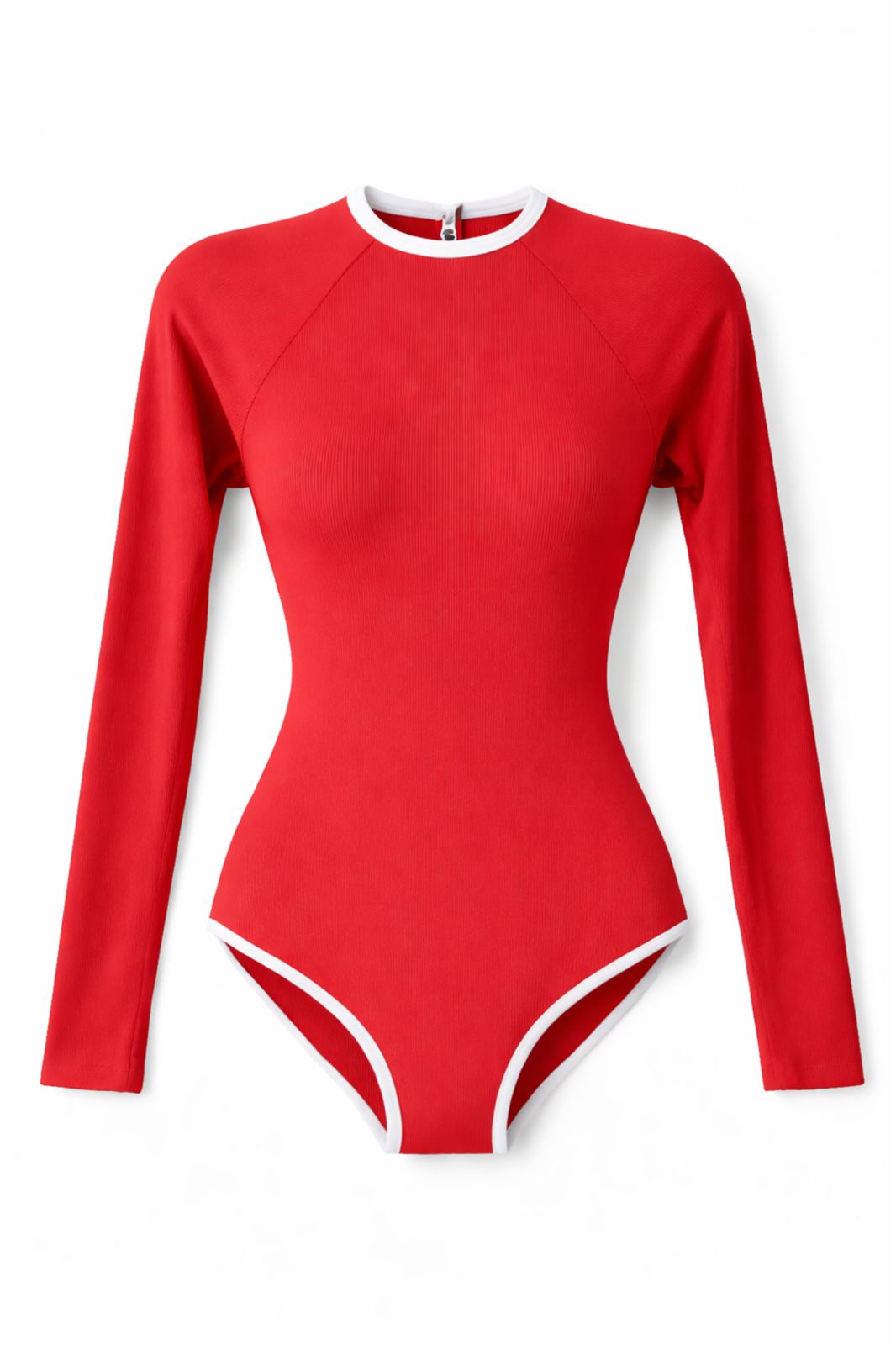 luz-collections-anne-charlotte-combinaison-anti-uv-manches-longues-rouge-spf-50 image 2