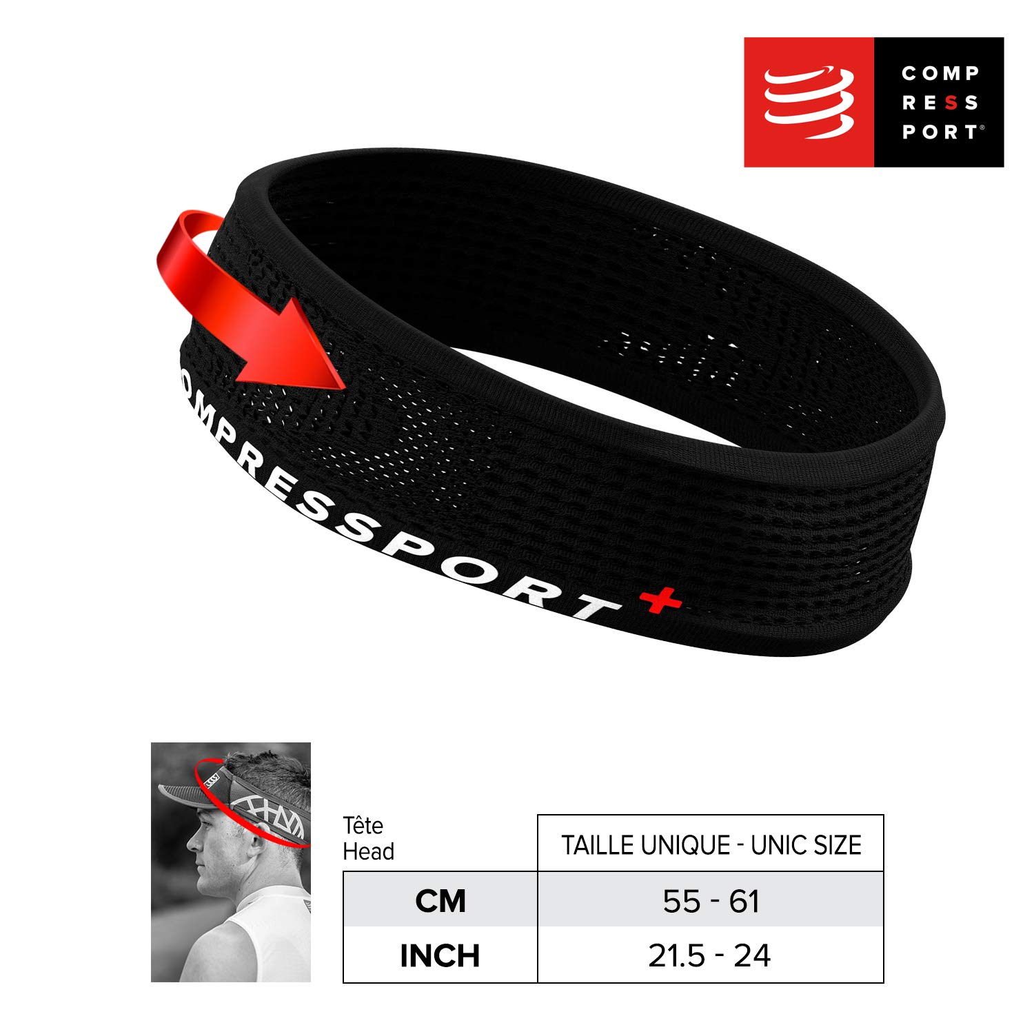 compressport-thin-headband-on-off-bandeau-de-running-fin-rose-taille-unique image 5