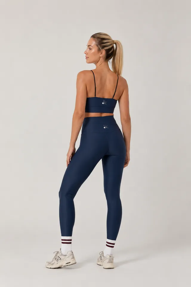 luz-collections-legging-fleur-bleu-legging-taille-haute-sculptant image 1